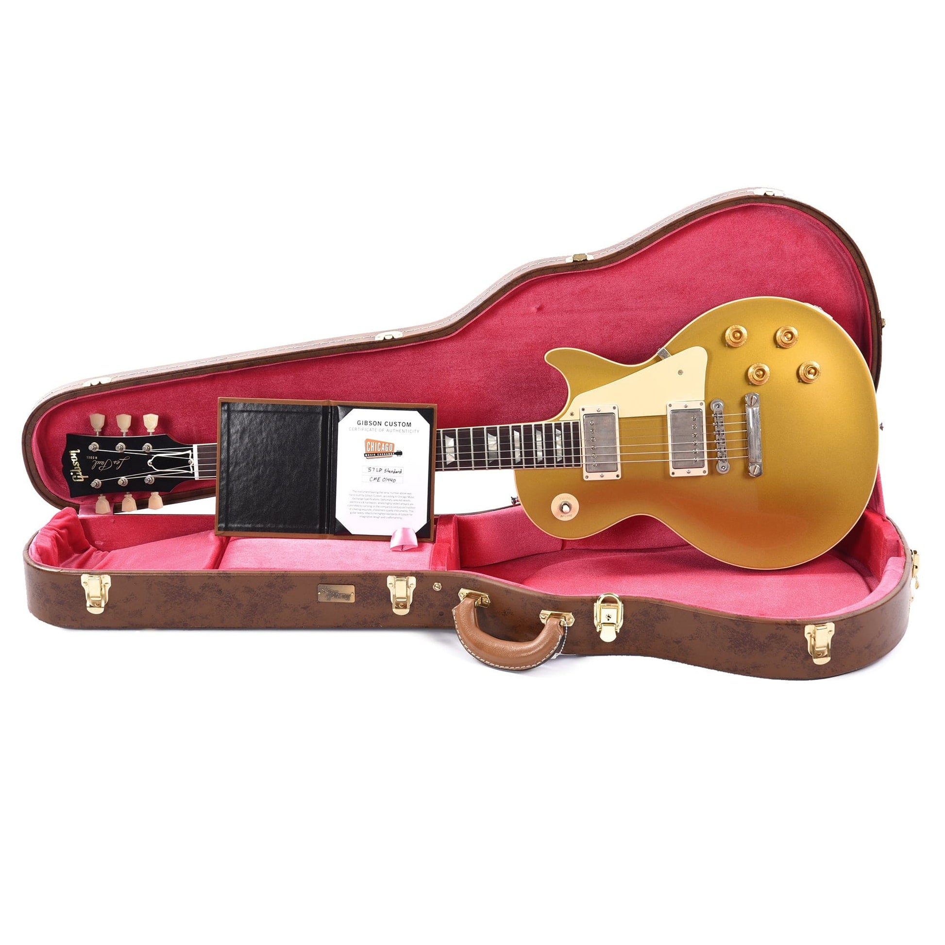 Gibson Custom Shop 1957 Les Paul Goldtop "CME Spec" VOS w/60 V2 Neck Profile Electric Guitars / Solid Body
