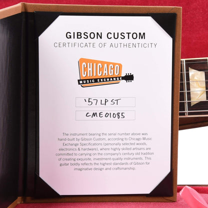 Gibson Custom Shop 1957 Les Paul Goldtop "CME Spec" VOS w/Black Plastics & 60 V2 Neck Profile Electric Guitars / Solid Body