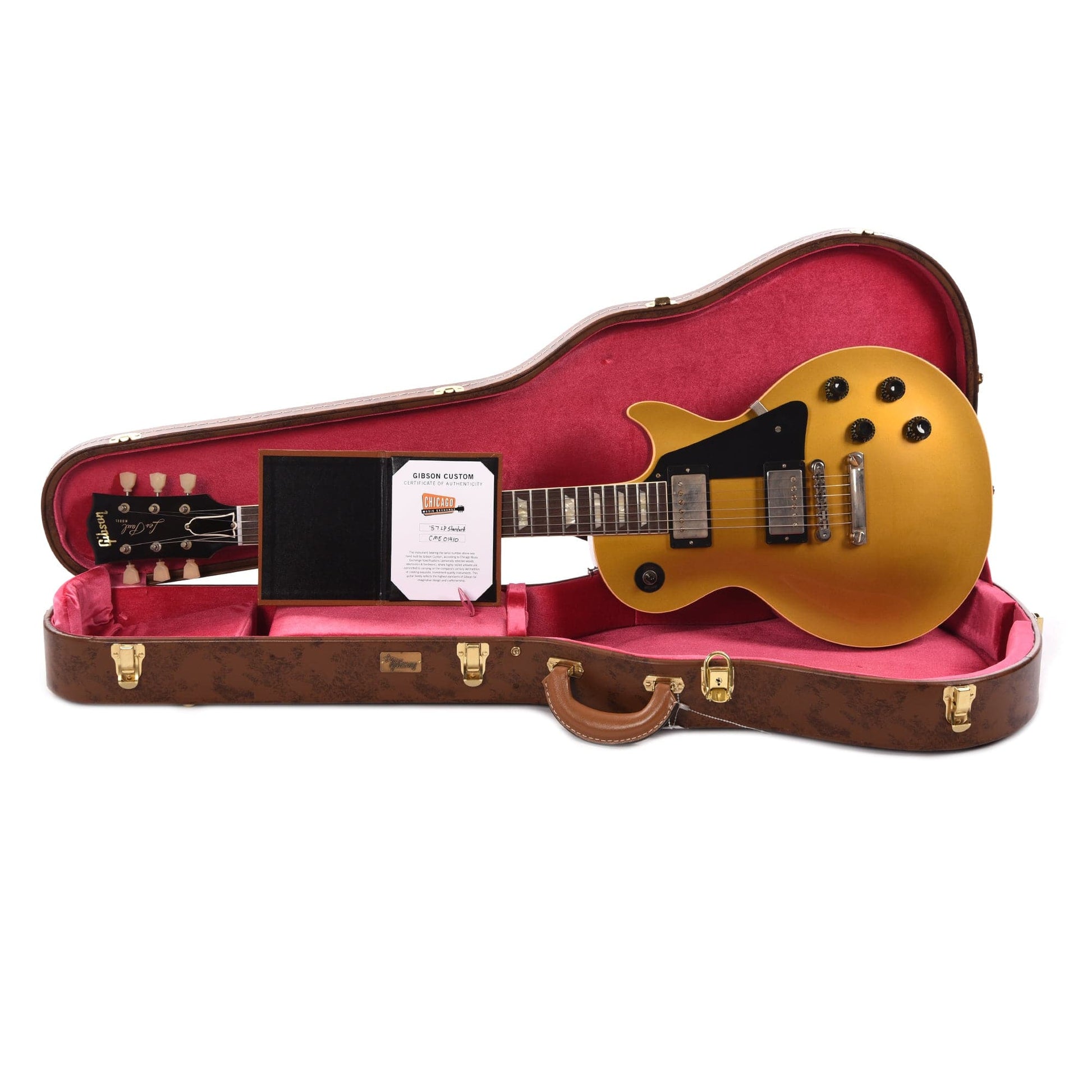 Gibson Custom Shop 1957 Les Paul Goldtop "CME Spec" VOS w/Black Plastics & 60 V2 Neck Profile Electric Guitars / Solid Body