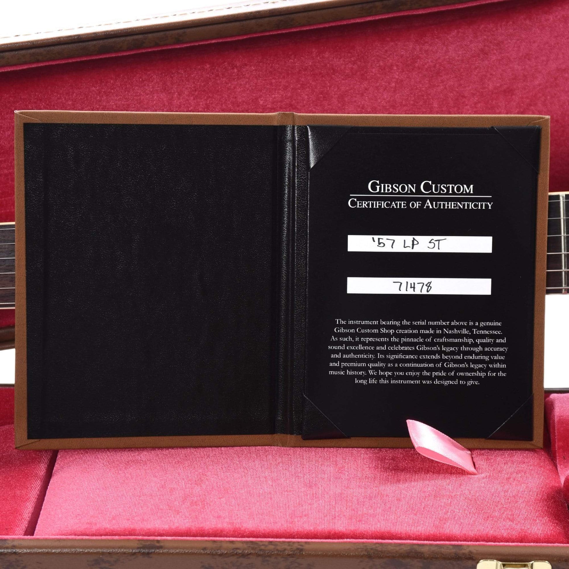 Gibson Custom Shop 1957 Les Paul Goldtop Reissue Double Gold Darkback VOS Electric Guitars / Solid Body