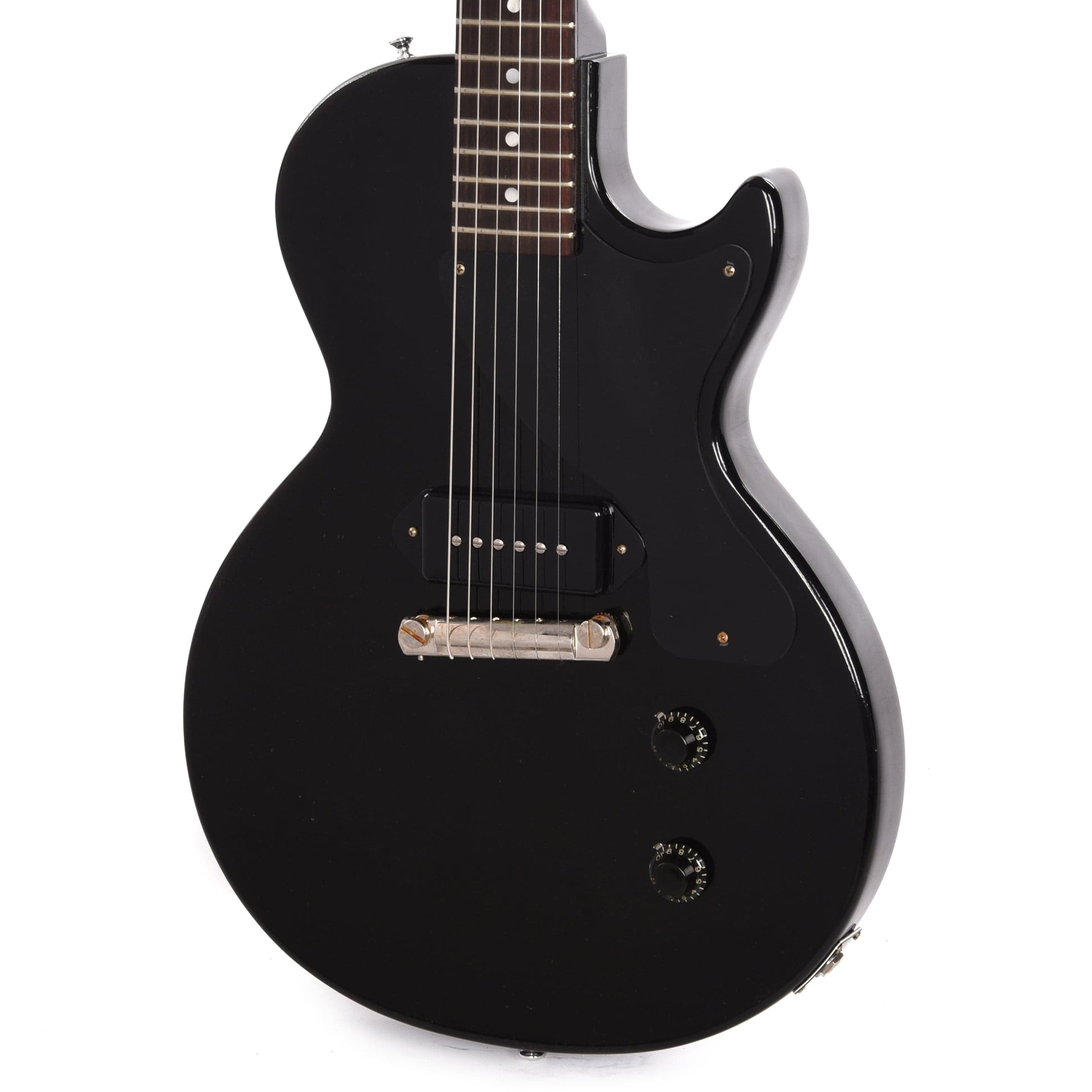 Gibson Custom Shop 1957 Les Paul Junior "CME Spec" Singlecut Ultra Light Aged Antique Ebony Electric Guitars / Solid Body