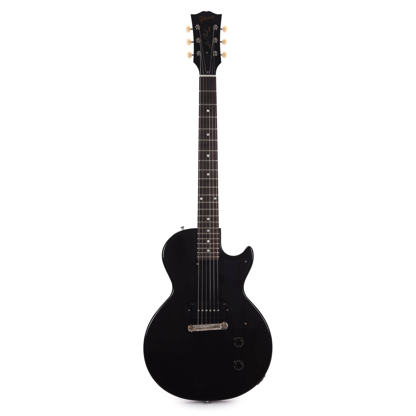 Gibson Custom Shop 1957 Les Paul Junior "CME Spec" Singlecut Ultra Light Aged Antique Ebony Electric Guitars / Solid Body