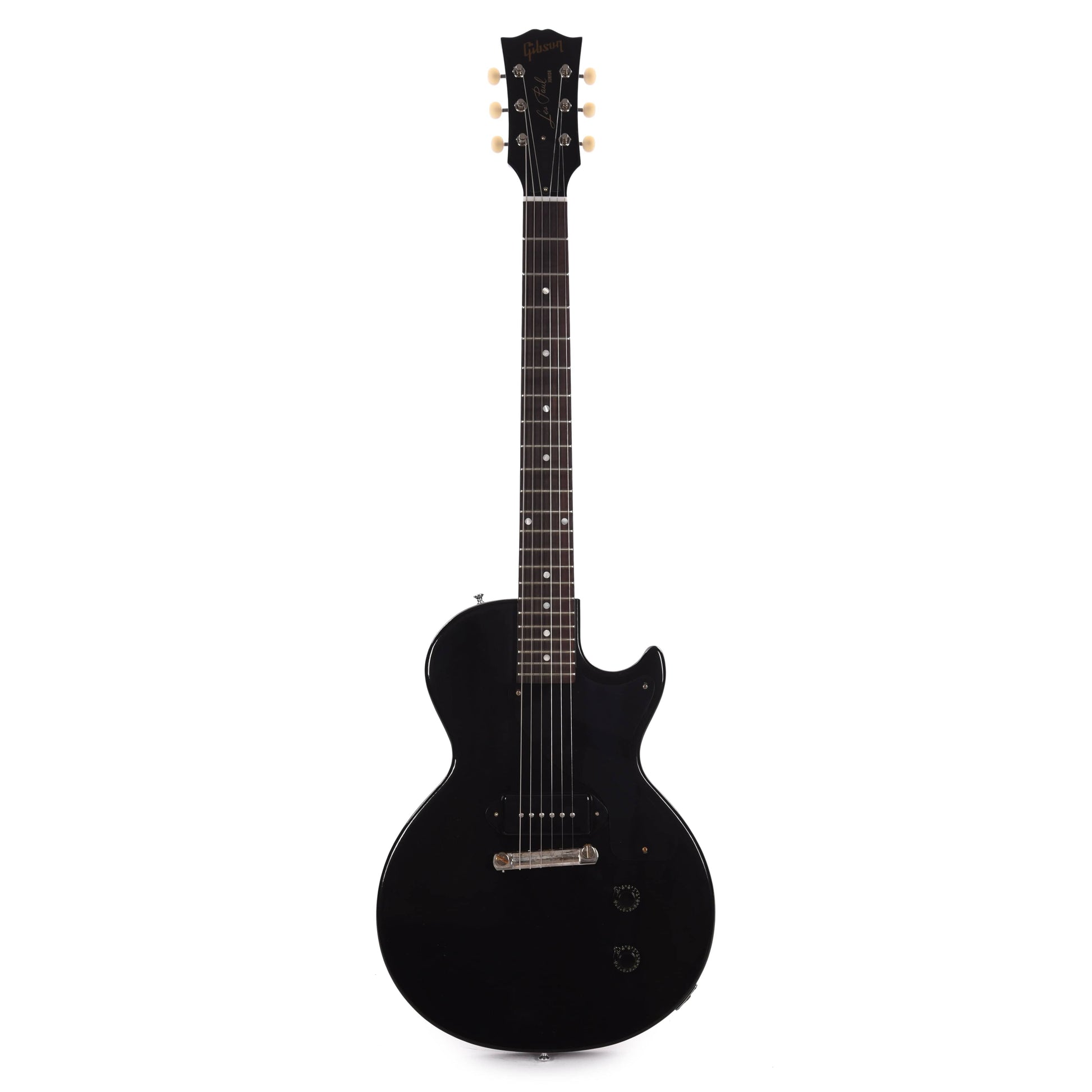Gibson Custom Shop 1957 Les Paul Junior "CME Spec" Singlecut Ultra Light Aged Antique Ebony Electric Guitars / Solid Body