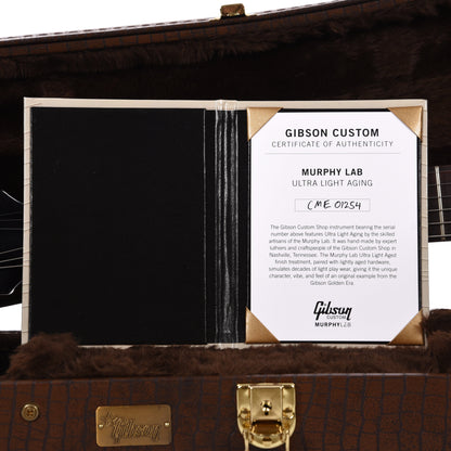 Gibson Custom Shop 1957 Les Paul Junior "CME Spec" Singlecut Ultra Light Aged Antique Ebony Electric Guitars / Solid Body