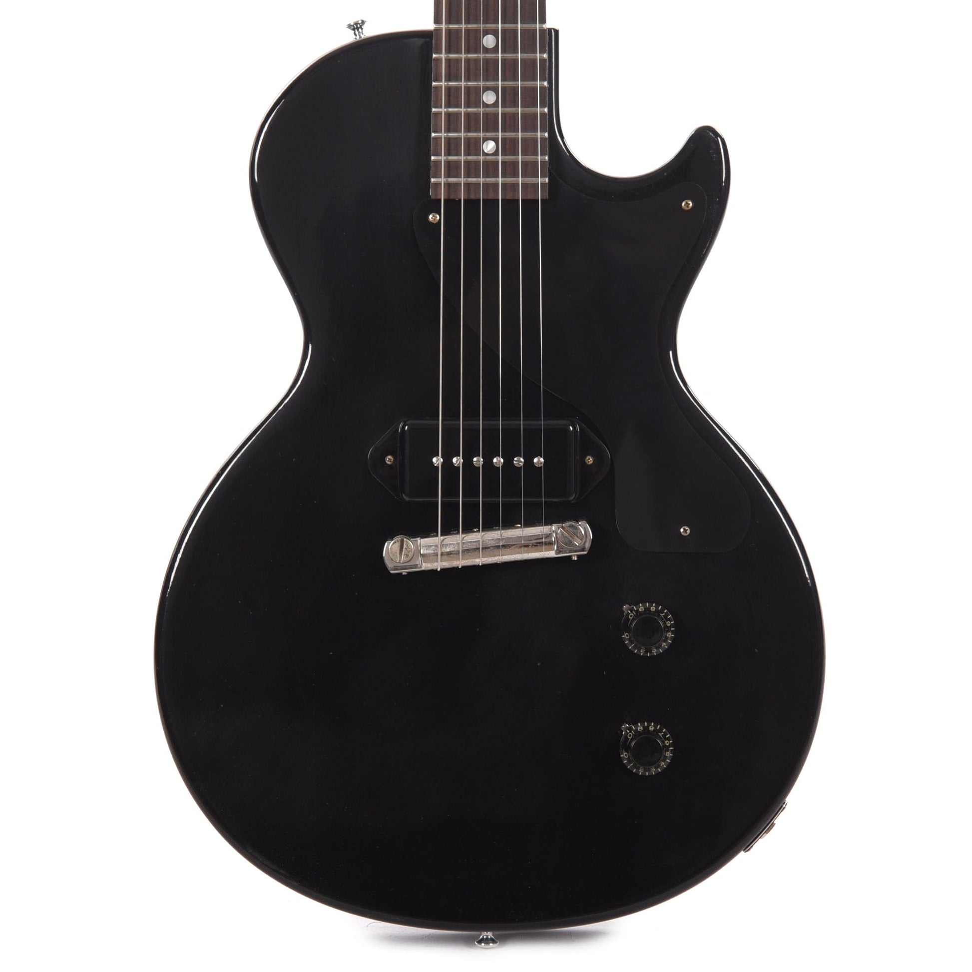 Gibson Custom Shop 1957 Les Paul Junior Singlecut Murphy Lab Ultra Light Aged Antique Ebony Electric Guitars / Solid Body