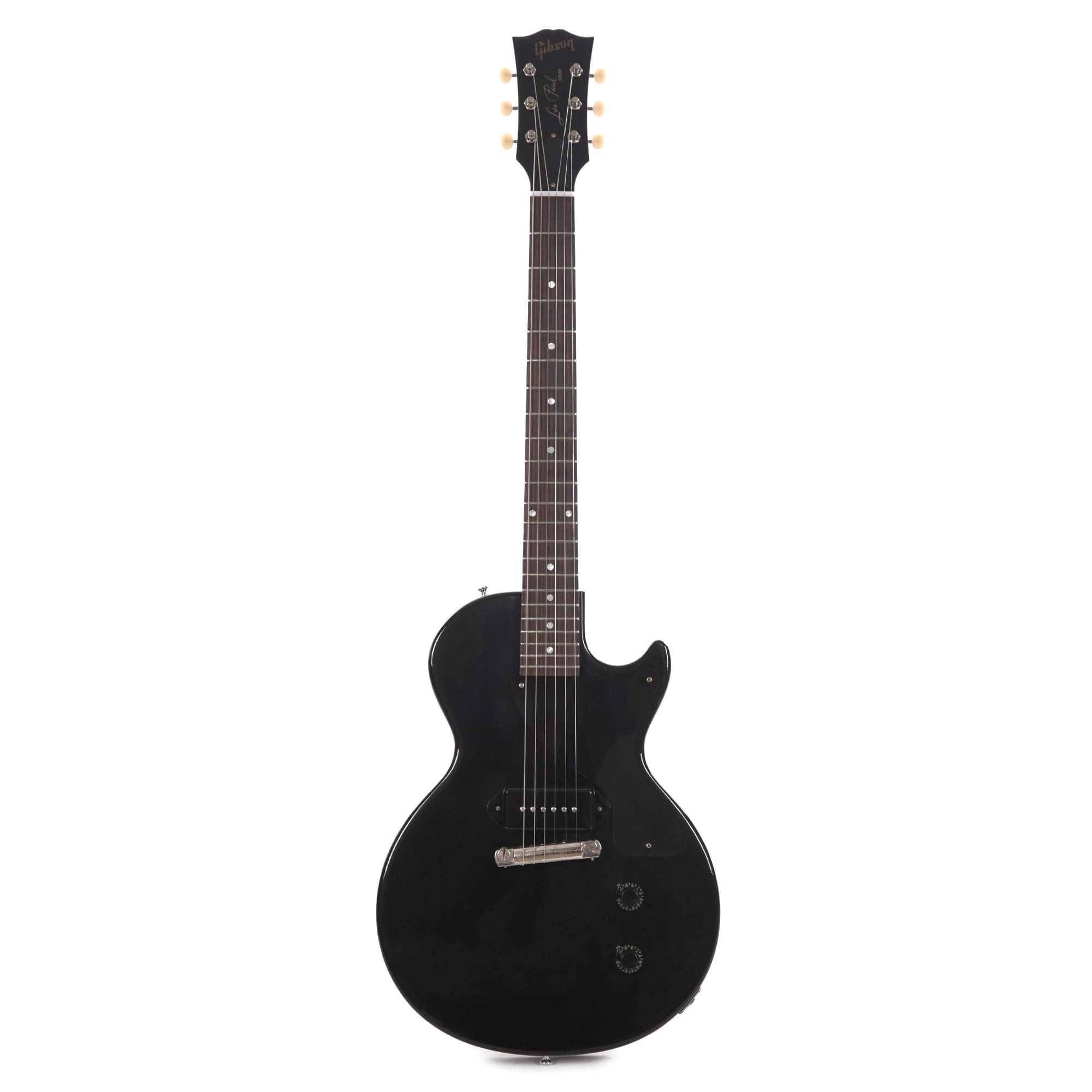 Gibson Custom Shop 1957 Les Paul Junior Singlecut Murphy Lab Ultra Light Aged Antique Ebony Electric Guitars / Solid Body