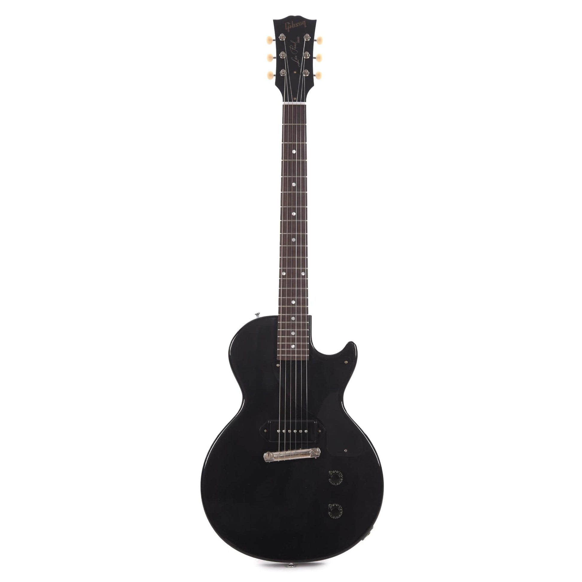 Gibson Custom Shop 1957 Les Paul Junior Singlecut Murphy Lab Ultra Light Aged Antique Ebony Electric Guitars / Solid Body