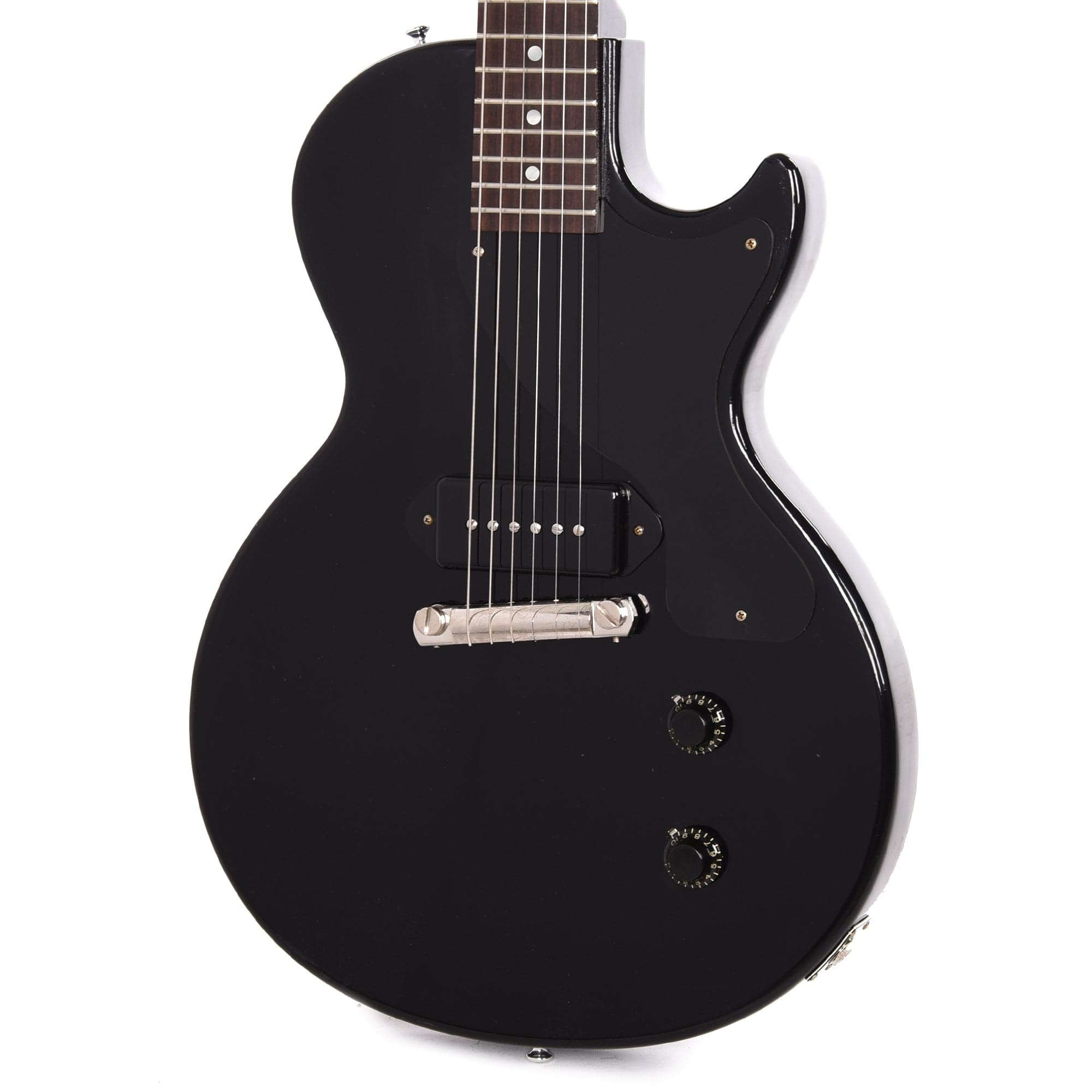 Gibson Custom Shop 1957 Les Paul Junior Singlecut Murphy Lab Ultra Light Aged Antique Ebony Electric Guitars / Solid Body