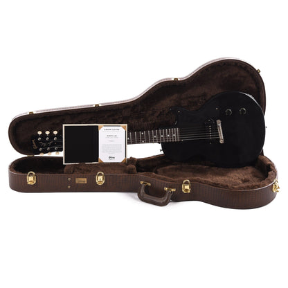 Gibson Custom Shop 1957 Les Paul Junior Singlecut Murphy Lab Ultra Light Aged Antique Ebony Electric Guitars / Solid Body