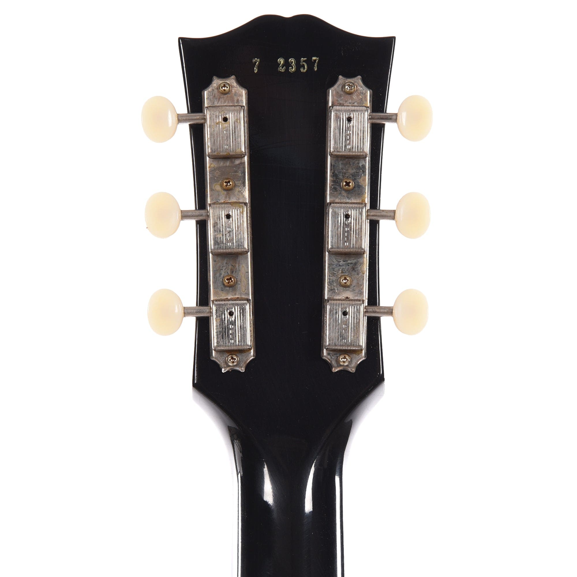 Gibson Custom Shop 1957 Les Paul Junior Singlecut Murphy Lab Ultra Light Aged Antique Ebony Electric Guitars / Solid Body