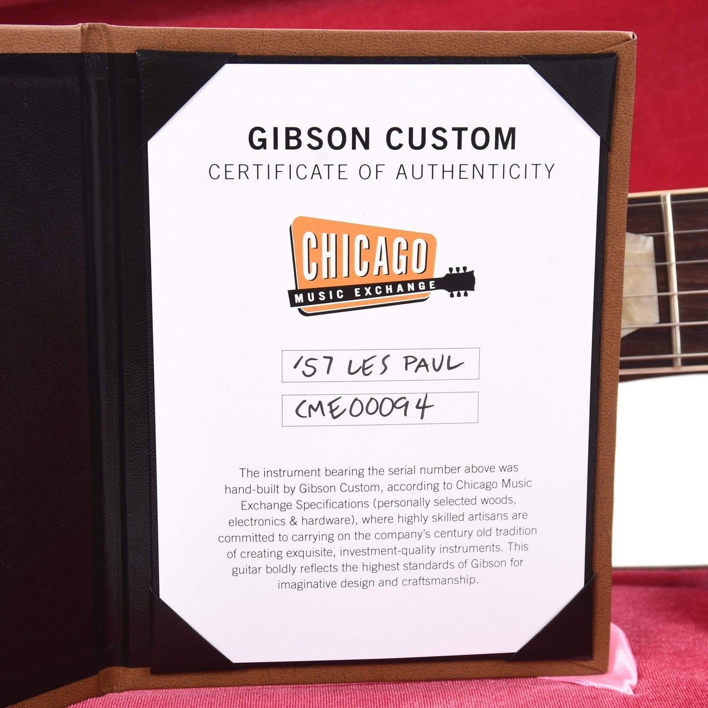 Gibson Custom Shop 1957 Les Paul Standard Candy Apple Blue VOS Electric Guitars / Solid Body