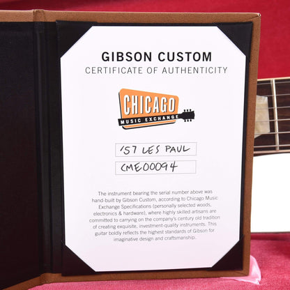 Gibson Custom Shop 1957 Les Paul Standard Candy Apple Blue VOS Electric Guitars / Solid Body