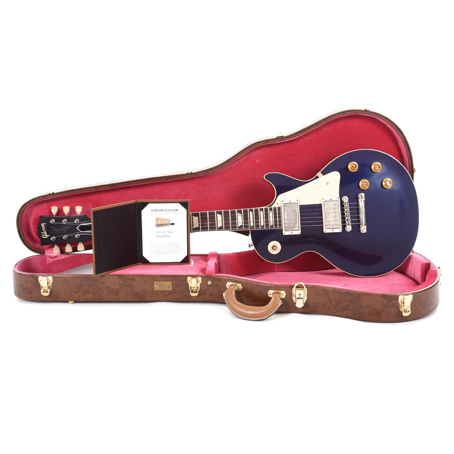 Gibson Custom Shop 1957 Les Paul Standard Candy Apple Blue VOS Electric Guitars / Solid Body