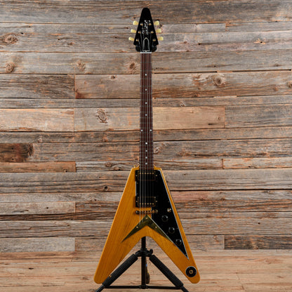 Gibson Custom Shop 1958 Korina Flying-V Reissue Natural w/Black Pickguard Electric Guitars / Solid Body