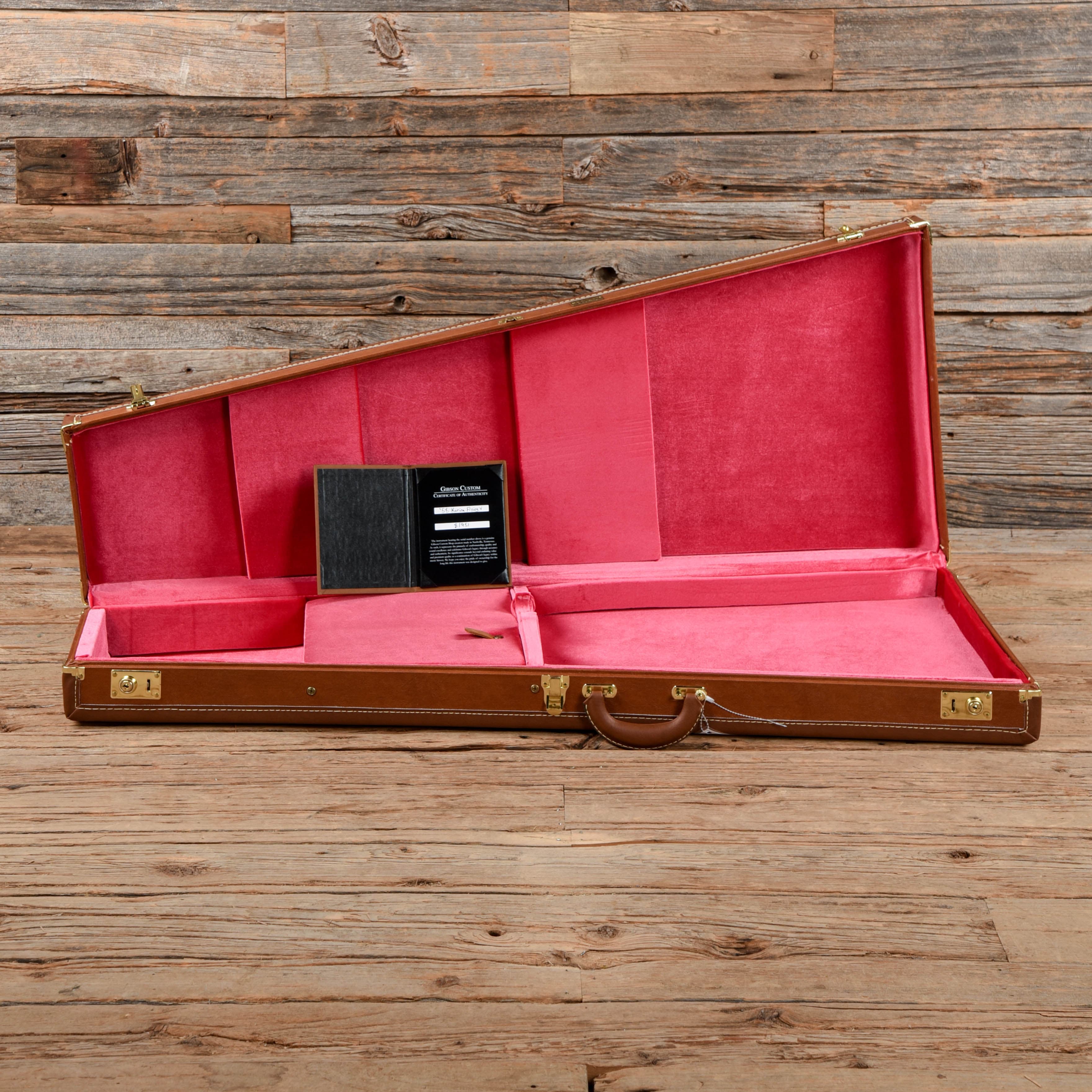 Gibson Custom Shop 1958 Korina Flying-V Reissue Natural w/Black Pickguard Electric Guitars / Solid Body