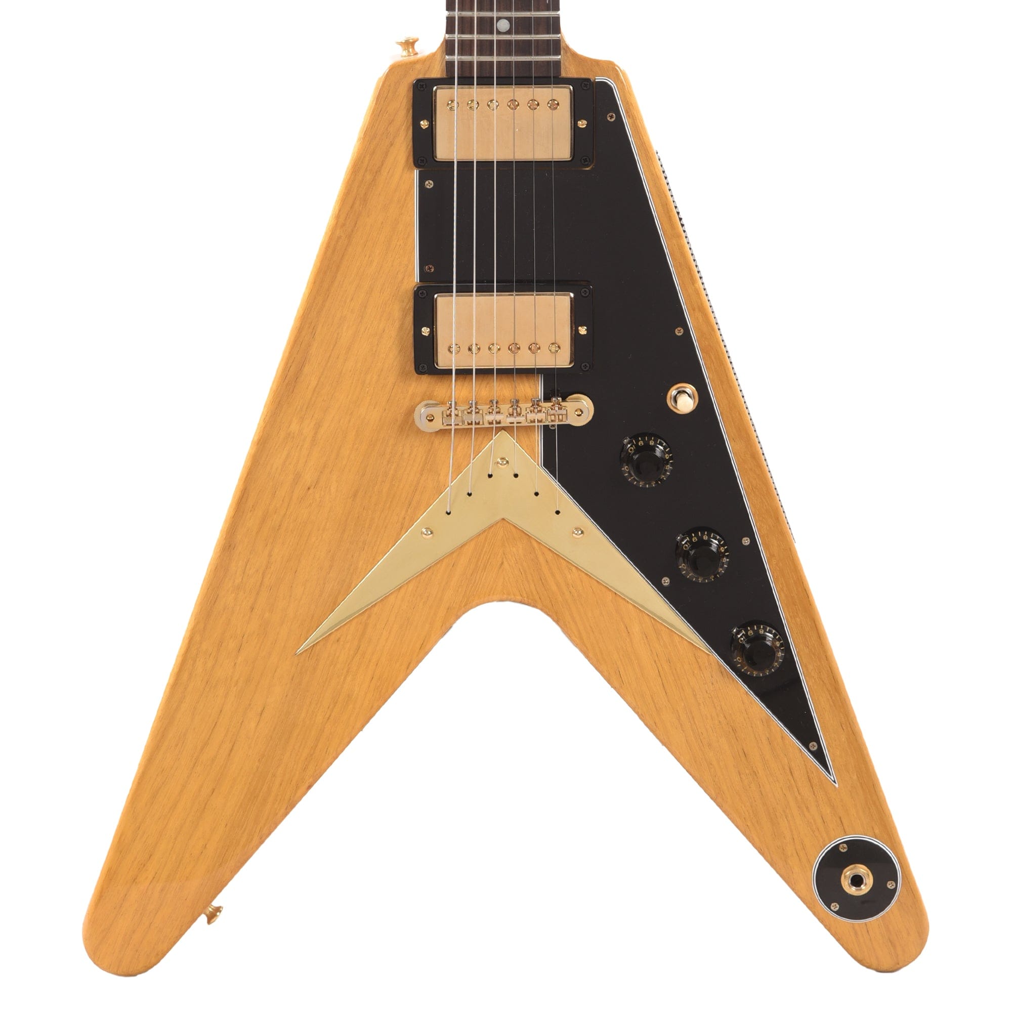 Gibson Custom Shop 1958 Korina Flying-V Reissue Natural w/Black Pickguard Electric Guitars / Solid Body