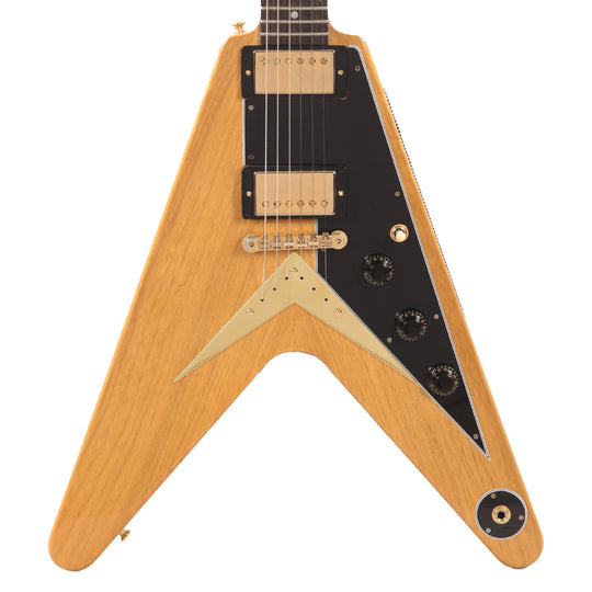 Gibson Custom Shop 1958 Korina Flying-V Reissue Natural w/Black Pickguard Electric Guitars / Solid Body
