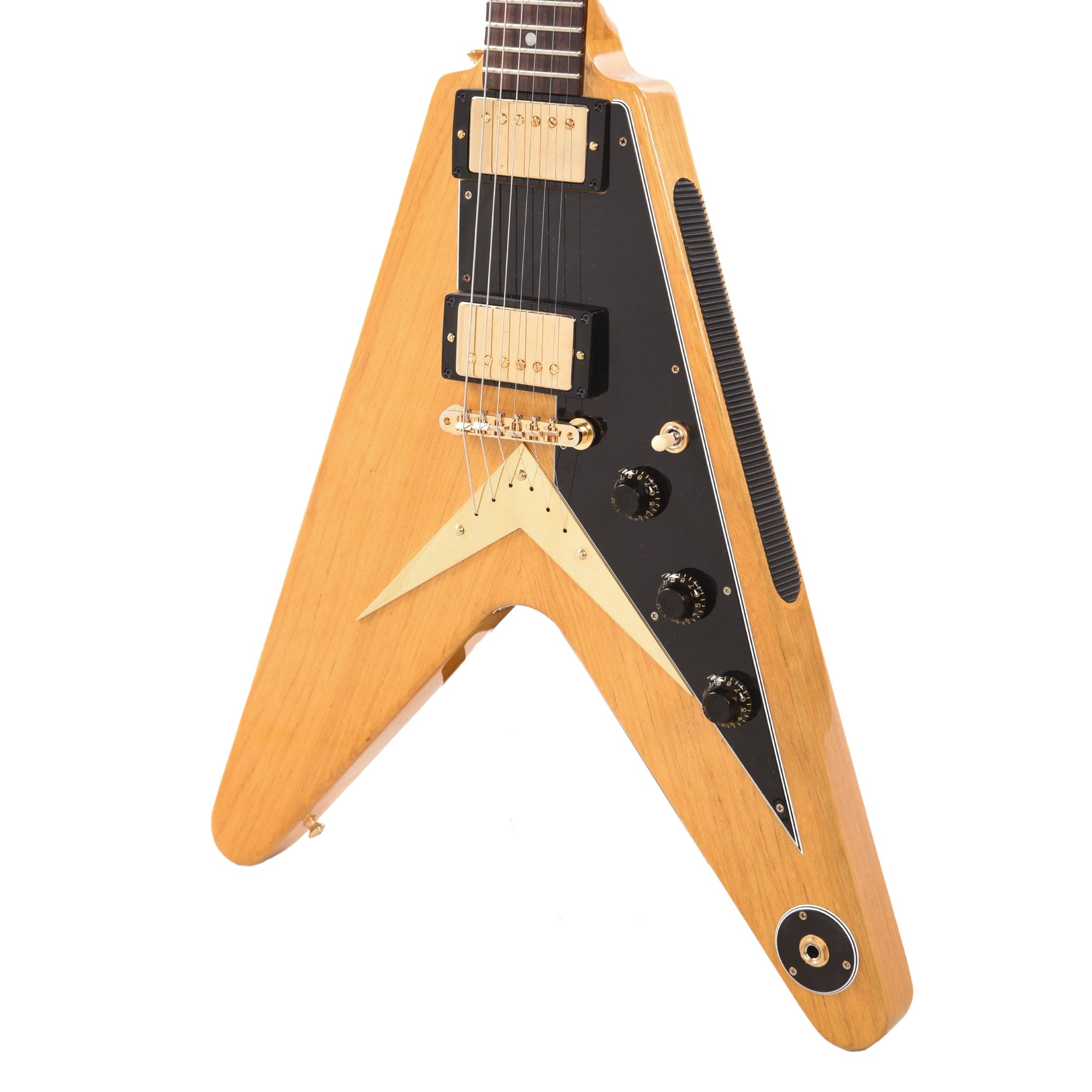 Gibson Custom Shop 1958 Korina Flying-V Reissue Natural w/Black Pickguard Electric Guitars / Solid Body
