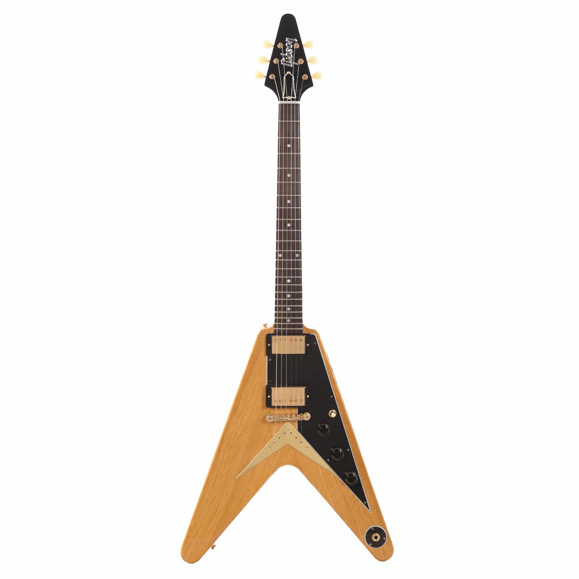 Gibson Custom Shop 1958 Korina Flying-V Reissue Natural w/Black Pickguard Electric Guitars / Solid Body