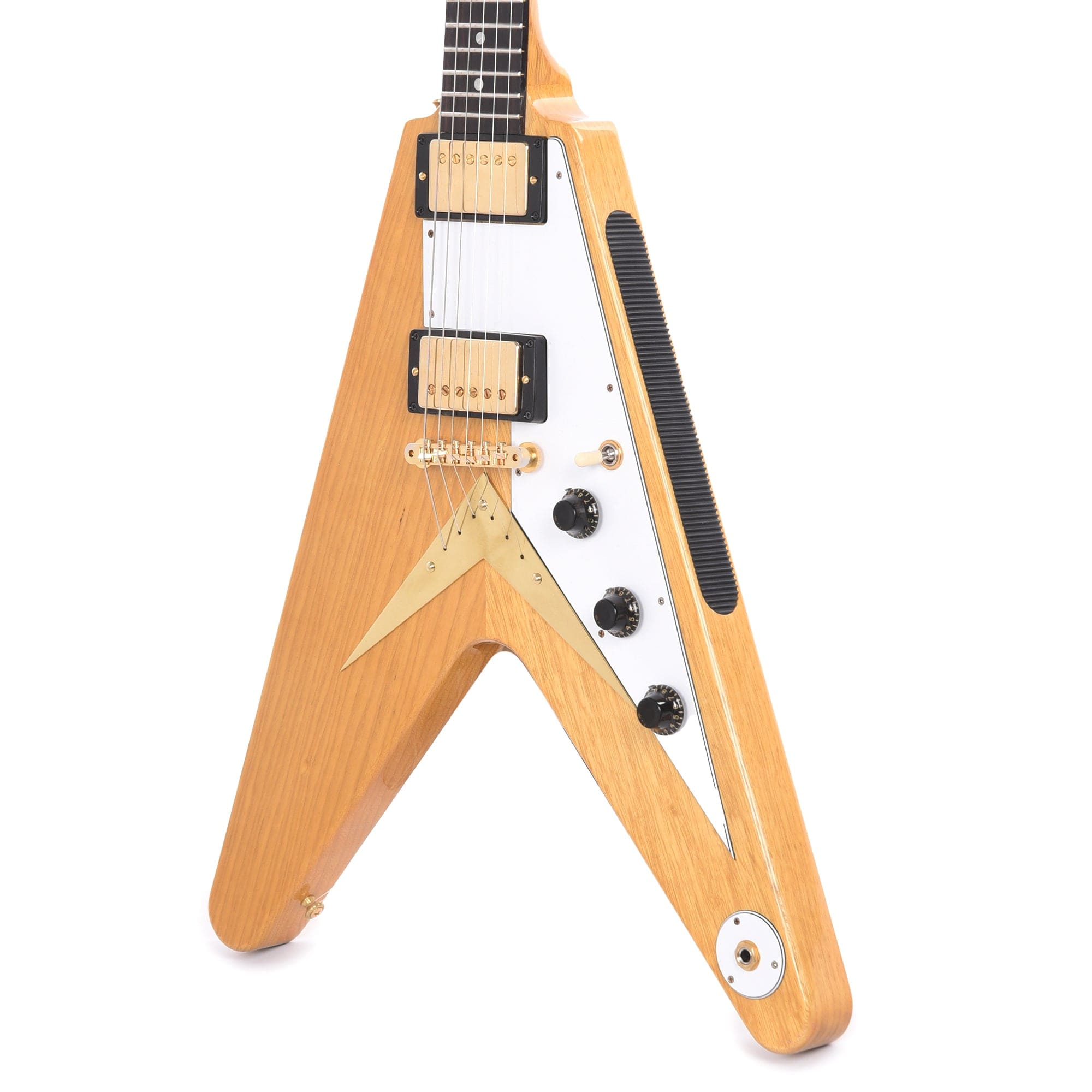 Gibson Custom Shop 1958 Korina Flying V Reissue Natural w/White Pickguard Electric Guitars / Solid Body