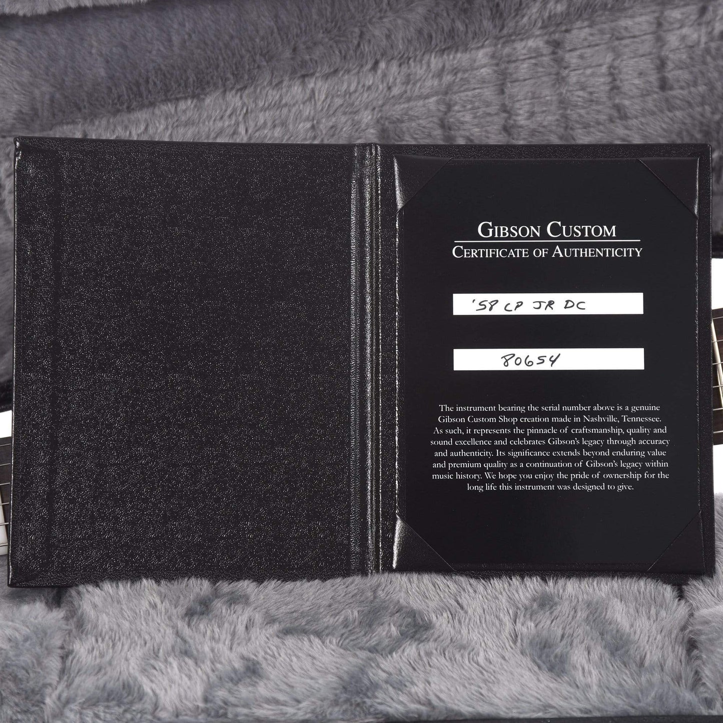 Gibson Custom Shop 1958 Les Paul Junior Double Cut Reissue Cherry Red VOS Electric Guitars / Solid Body