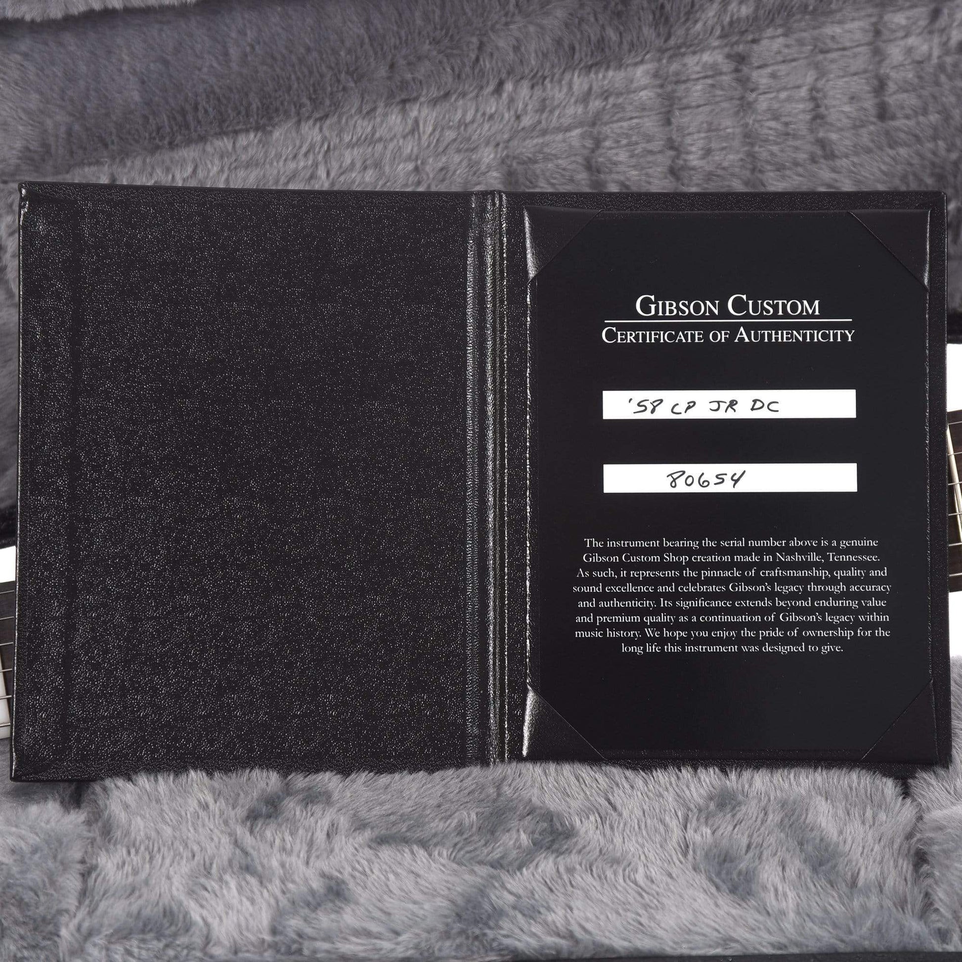 Gibson Custom Shop 1958 Les Paul Junior Double Cut Reissue Cherry Red VOS Electric Guitars / Solid Body