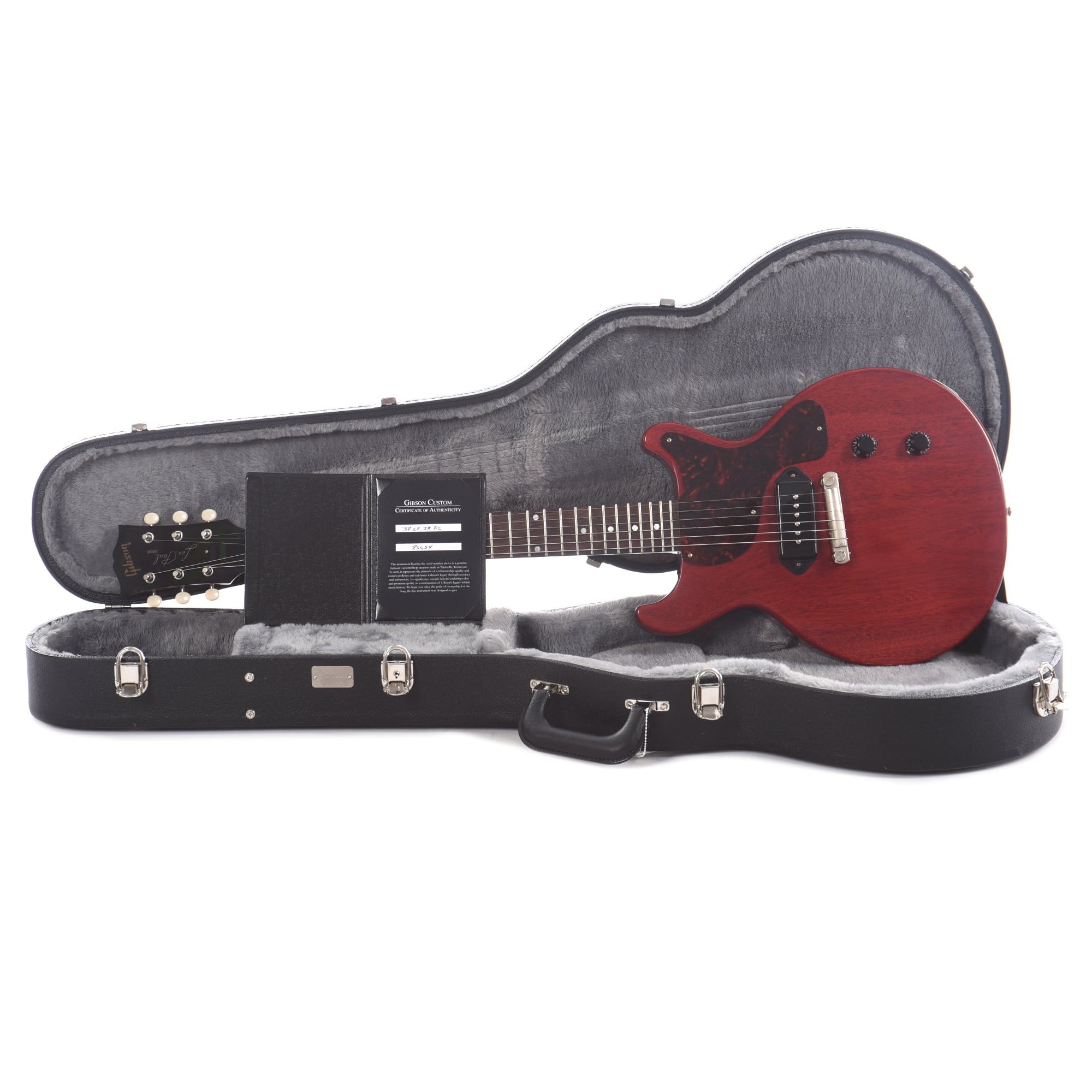 Gibson Custom Shop 1958 Les Paul Junior Double Cut Reissue Cherry Red VOS Electric Guitars / Solid Body