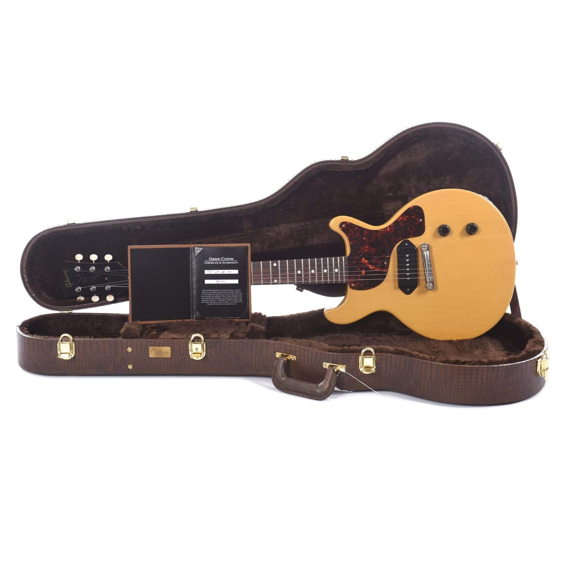 Gibson Custom Shop 1958 Les Paul Junior Double Cut Reissue TV Yellow VOS Electric Guitars / Solid Body