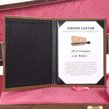 Gibson Custom Shop 1958 Les Paul Standard "CME Spec" Amber VOS Electric Guitars / Solid Body