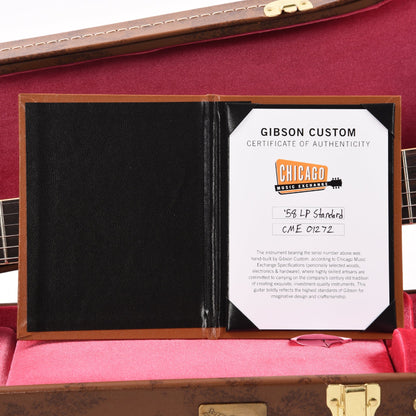 Gibson Custom Shop 1958 Les Paul Standard "CME Spec" Amber VOS w/59 Carmelita Neck Electric Guitars / Solid Body