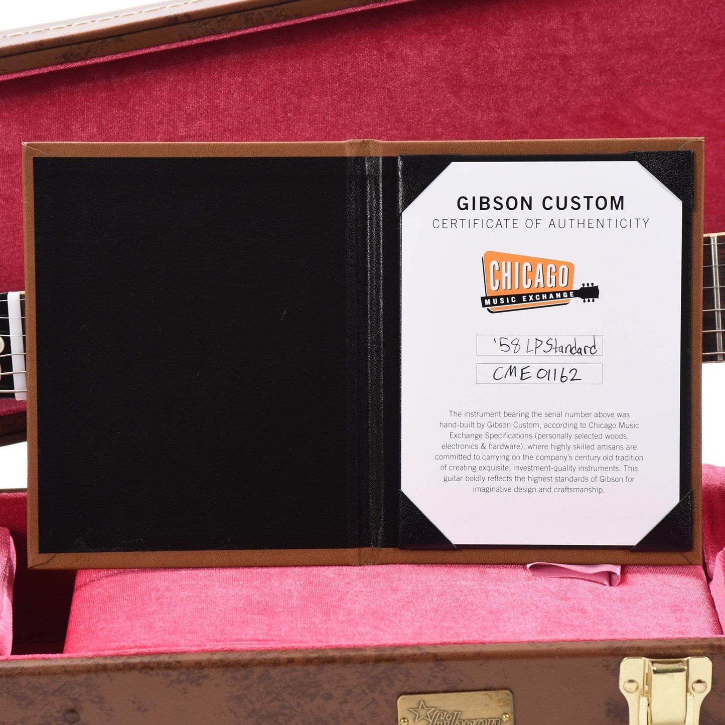 Gibson Custom Shop 1958 Les Paul Standard "CME Spec" Factory Burst VOS w/59 Carmelita Neck Electric Guitars / Solid Body