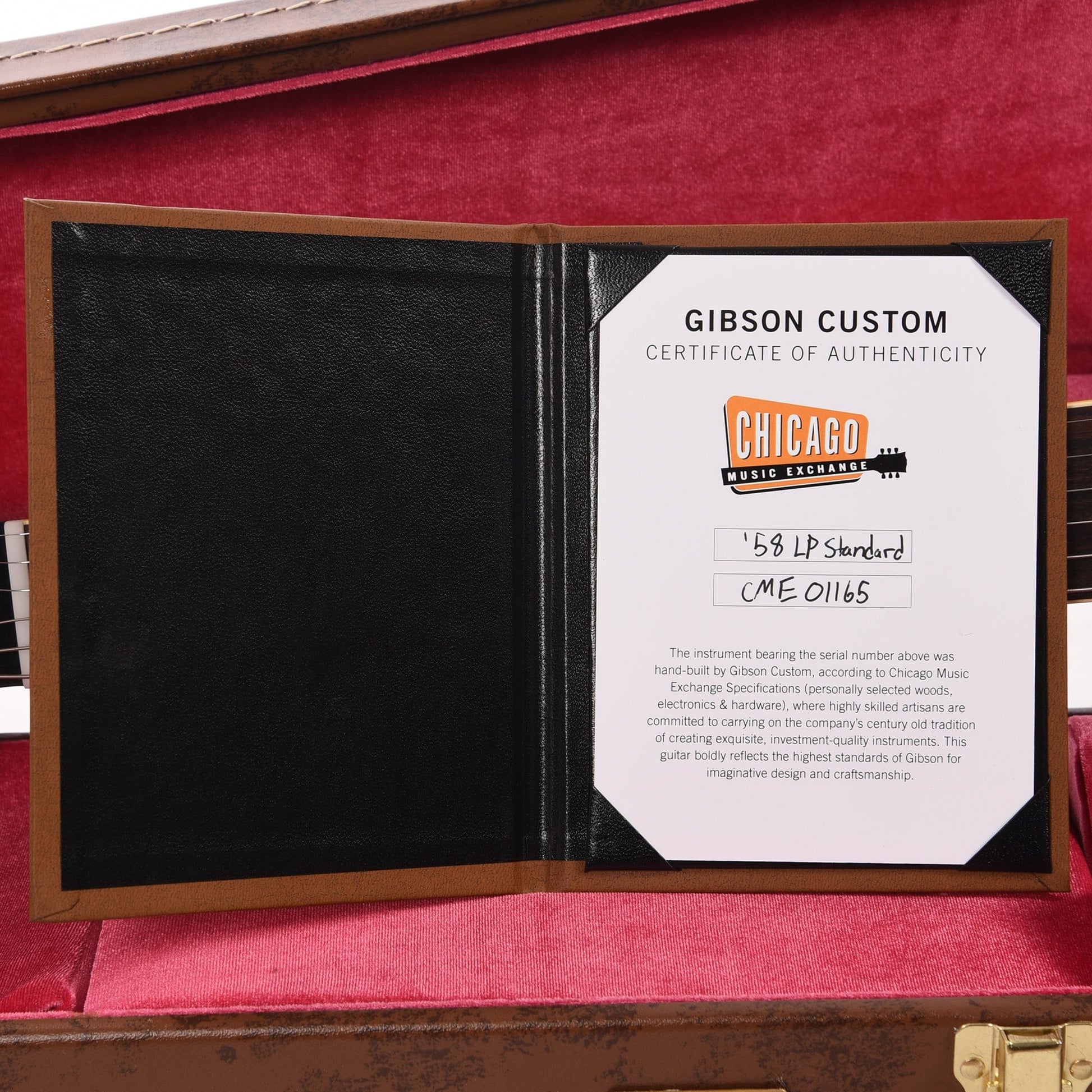 Gibson Custom Shop 1958 Les Paul Standard "CME Spec" Factory Burst VOS w/59 Carmelita Neck Electric Guitars / Solid Body