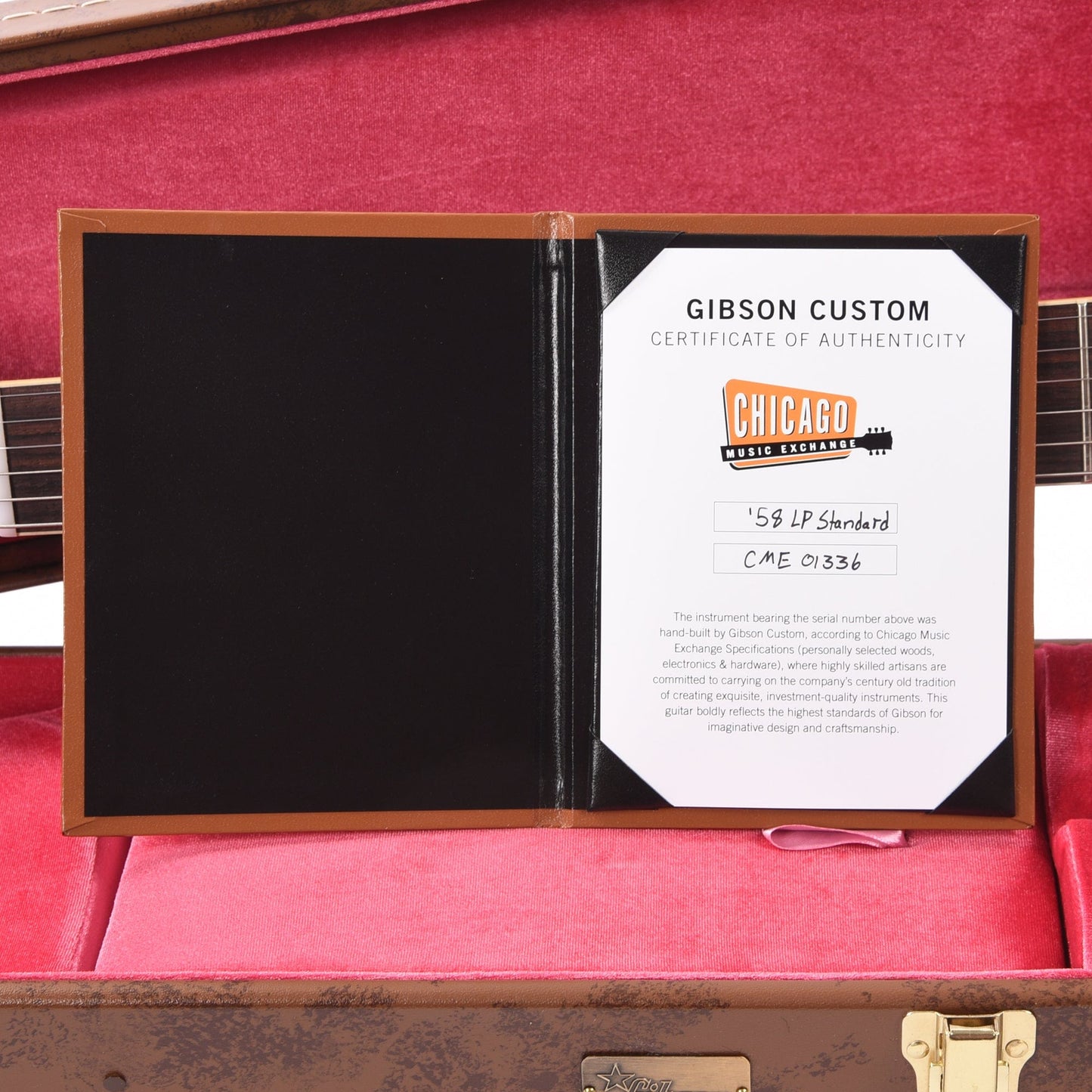 Gibson Custom Shop 1958 Les Paul Standard "CME Spec" Factory Burst VOS w/59 Carmelita Neck Electric Guitars / Solid Body