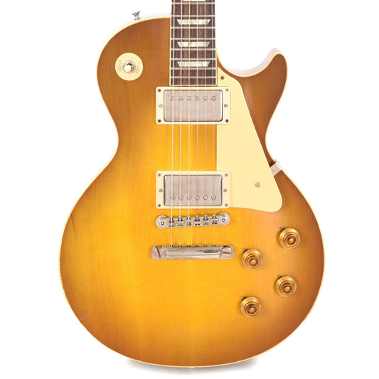 Gibson Custom Shop 1958 Les Paul Standard "CME Spec" Green Lemon Murphy Lab Light Aged w/59 Carmelita Neck Electric Guitars / Solid Body