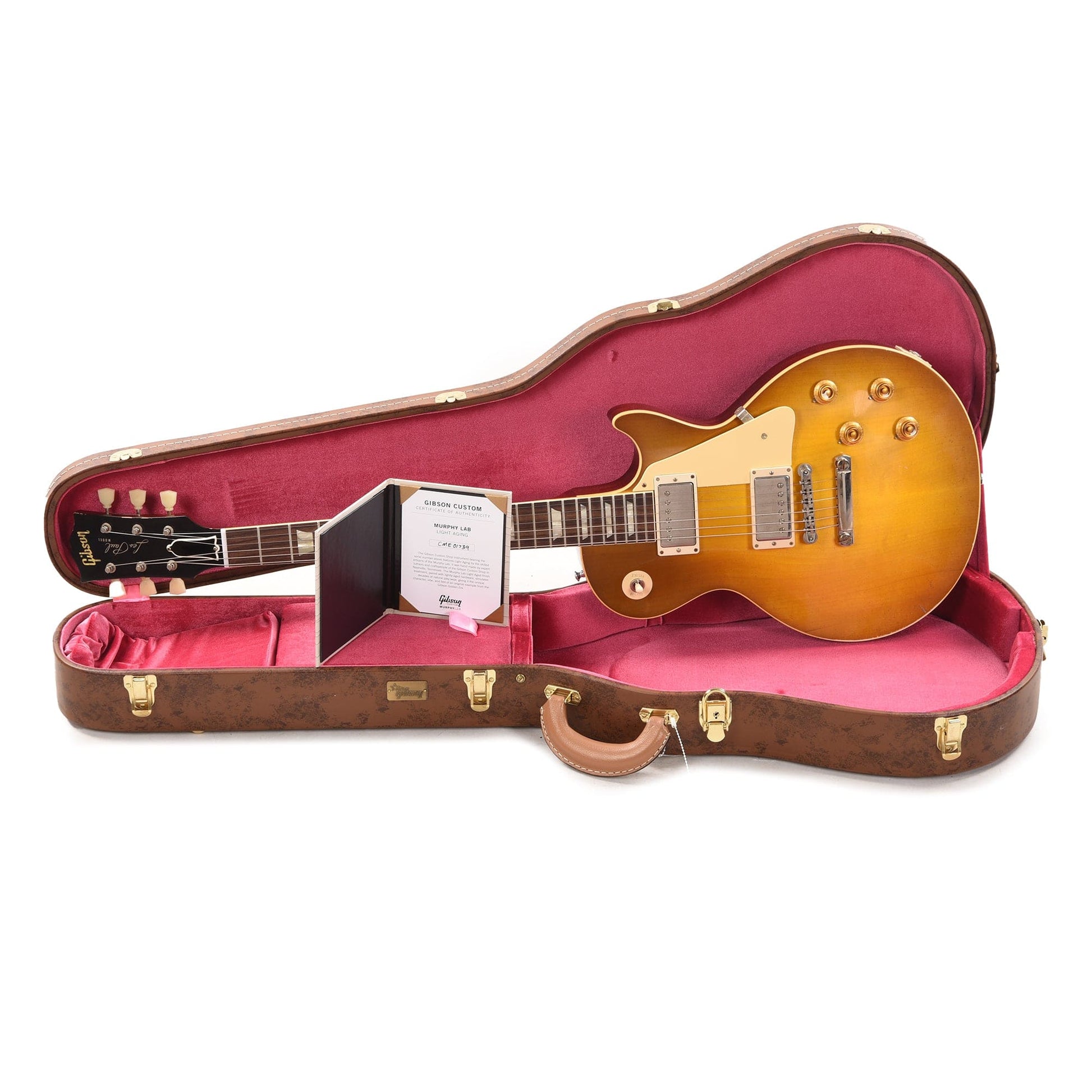 Gibson Custom Shop 1958 Les Paul Standard "CME Spec" Green Lemon Murphy Lab Light Aged w/59 Carmelita Neck Electric Guitars / Solid Body