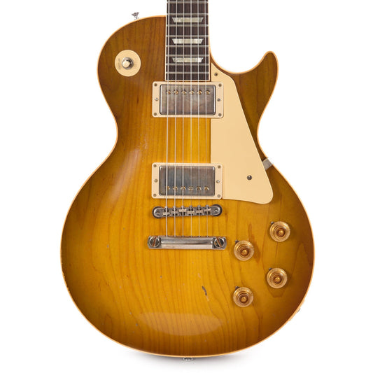 Gibson Custom Shop 1958 Les Paul Standard "CME Spec" Green Lemon Murphy Lab Light Aged w/60 V2 Neck Electric Guitars / Solid Body