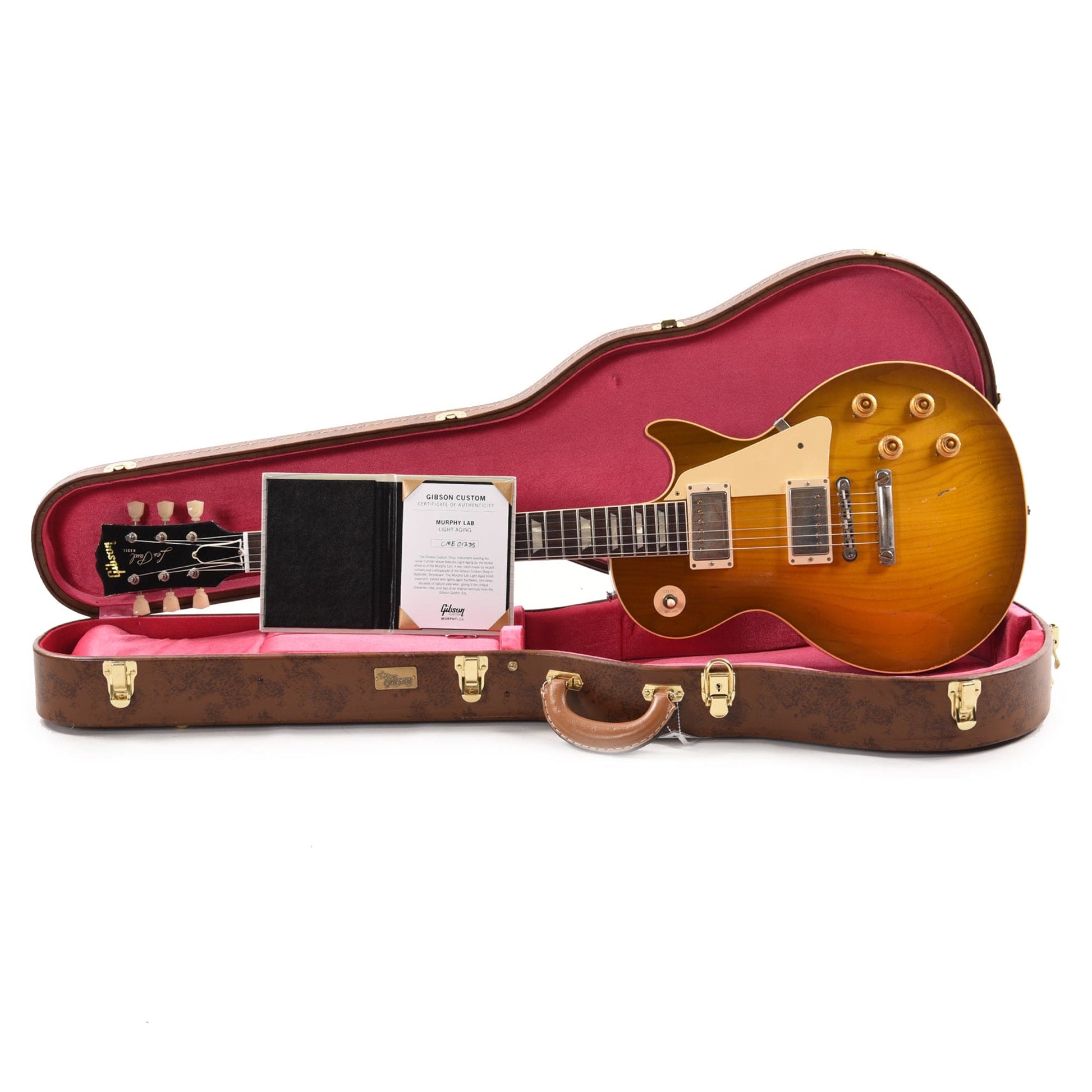 Gibson Custom Shop 1958 Les Paul Standard "CME Spec" Green Lemon Murphy Lab Light Aged w/60 V2 Neck Electric Guitars / Solid Body