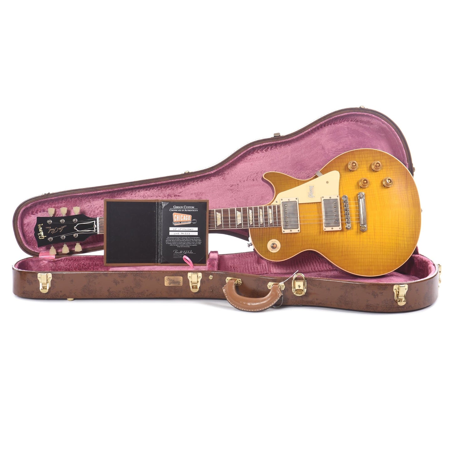 Gibson Custom Shop 1958 Les Paul Standard "CME Spec" Green Lemon VOS w/59 Carmelita Neck Electric Guitars / Solid Body