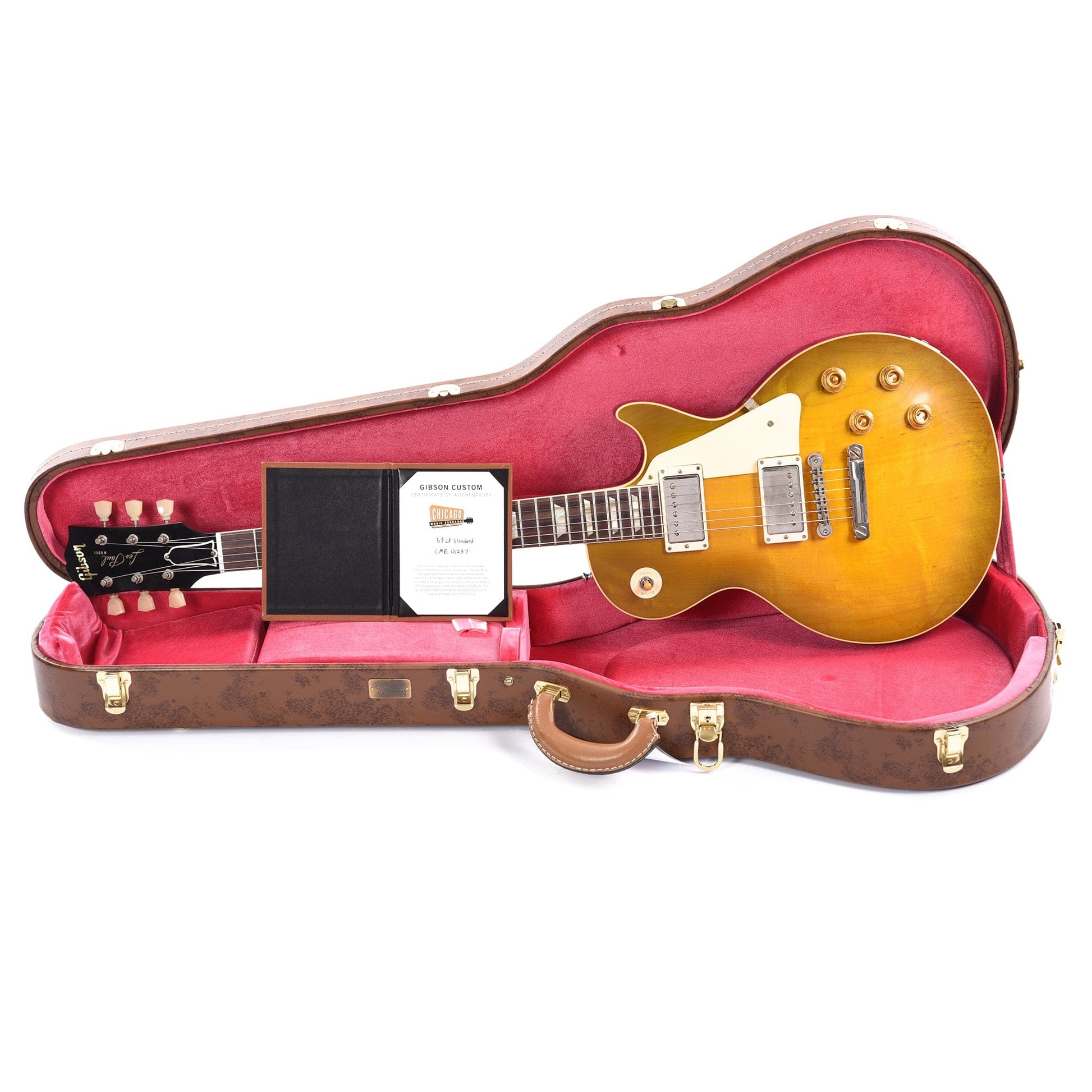 Gibson Custom Shop 1958 Les Paul Standard "CME Spec" Green Lemon VOS w/59 Carmelita Neck Electric Guitars / Solid Body