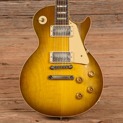 Gibson Custom Shop 1958 Les Paul Standard "CME Spec" Green Lemon VOS w/60 V2 Neck Profile Sunburst Electric Guitars / Solid Body