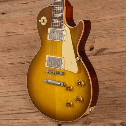 Gibson Custom Shop 1958 Les Paul Standard "CME Spec" Green Lemon VOS w/60 V2 Neck Profile Sunburst Electric Guitars / Solid Body