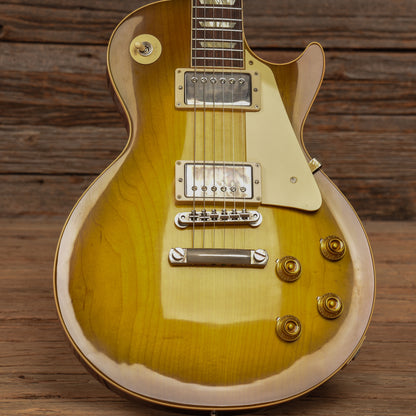 Gibson Custom Shop 1958 Les Paul Standard "CME Spec" Green Lemon VOS w/60 V2 Neck Profile Sunburst Electric Guitars / Solid Body