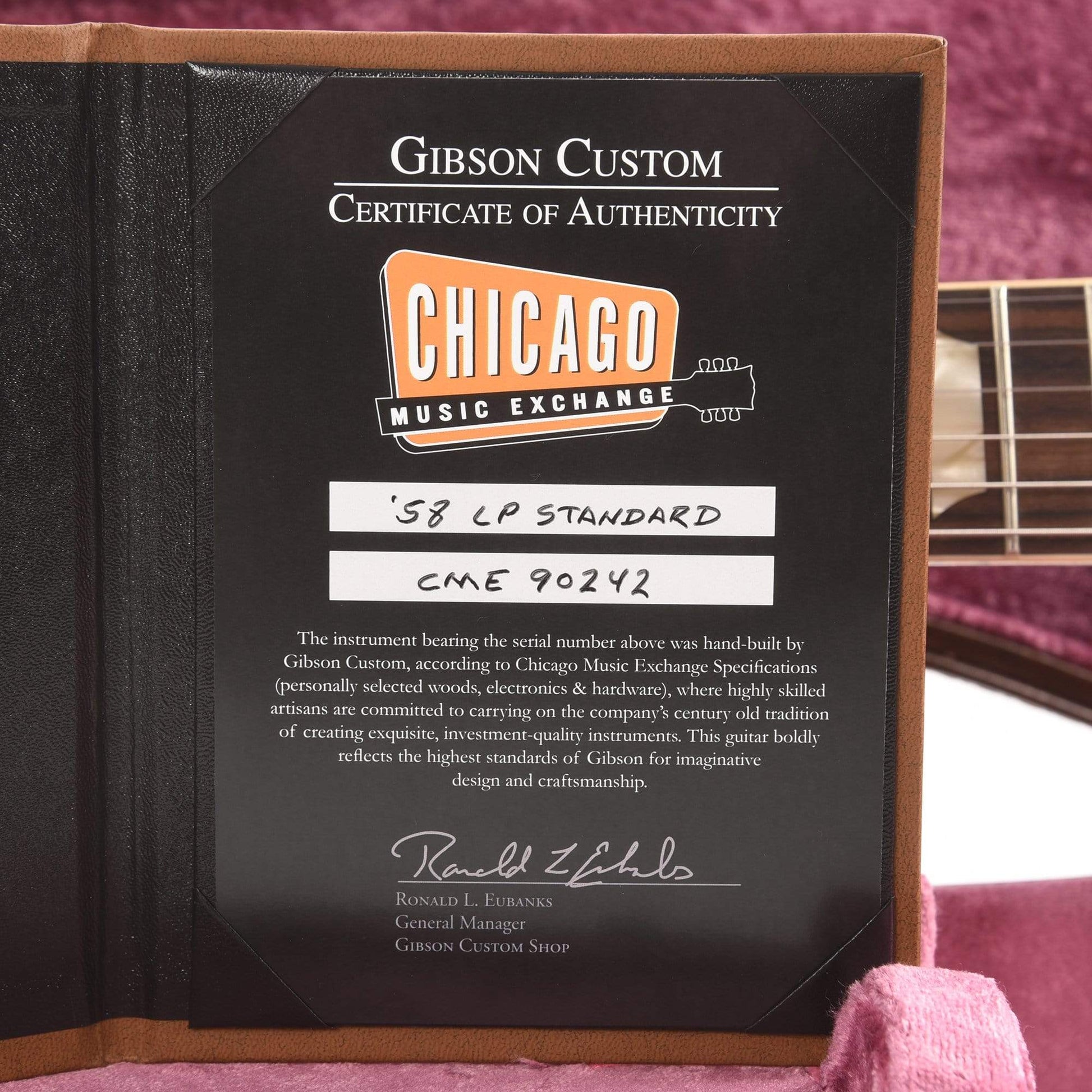Gibson Custom Shop 1958 Les Paul Standard "CME Spec" Kindred Burst Fade VOS w/59 Carmelita Neck Electric Guitars / Solid Body