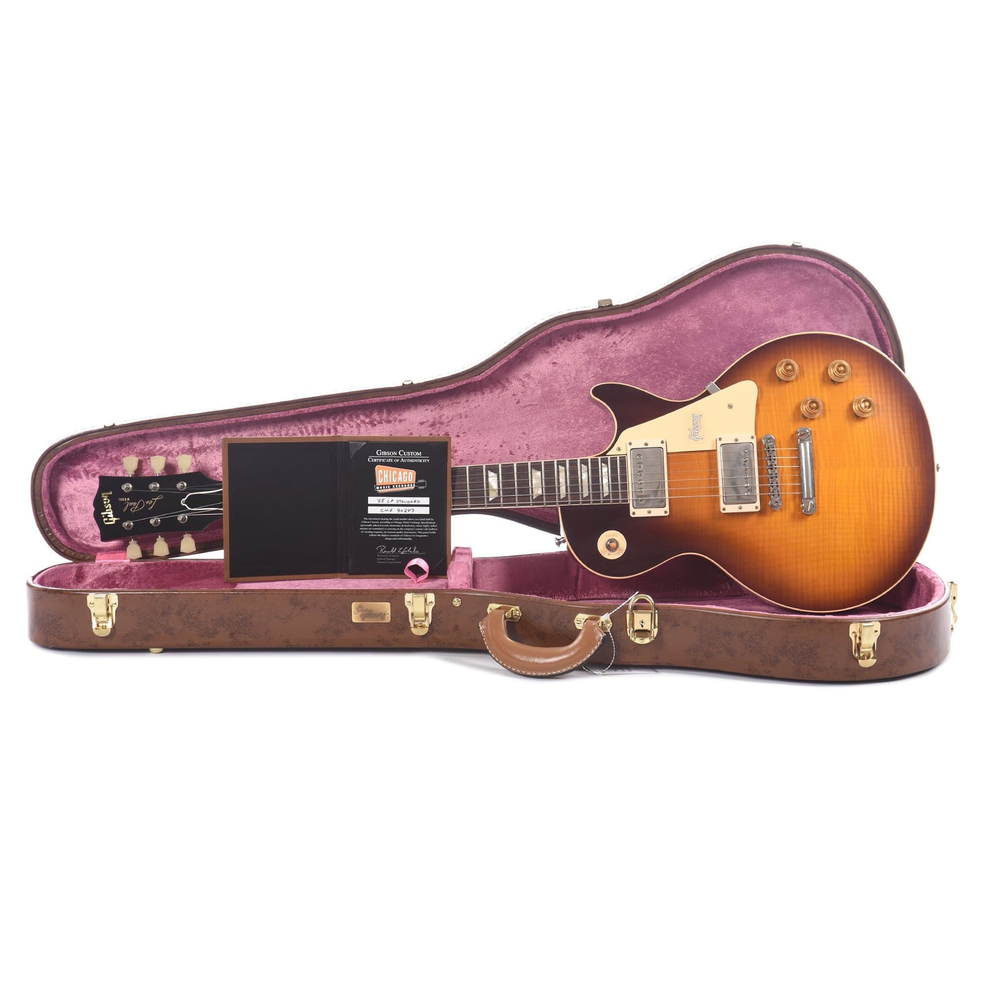 Gibson Custom Shop 1958 Les Paul Standard "CME Spec" Kindred Burst Fade VOS w/59 Carmelita Neck Electric Guitars / Solid Body