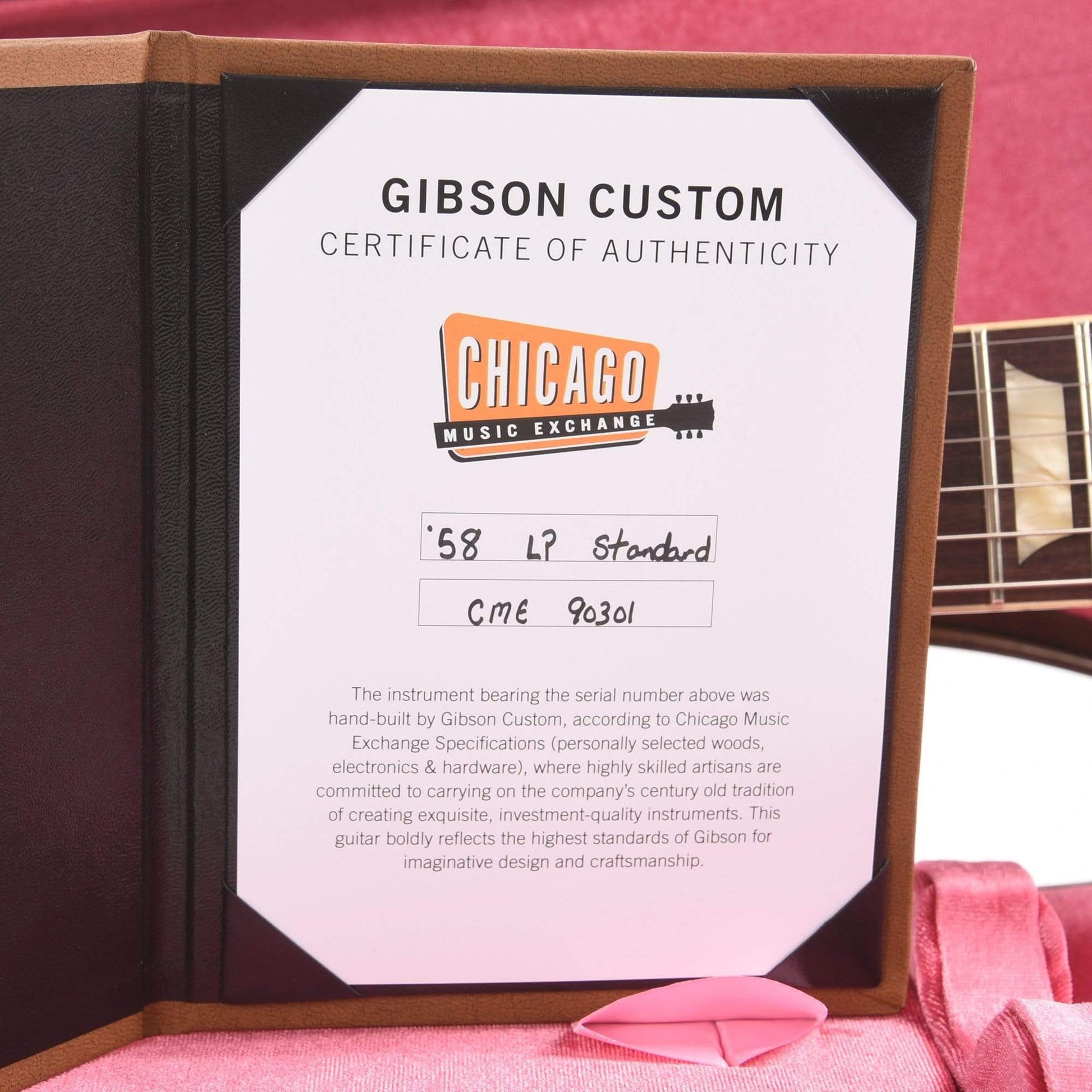 Gibson Custom Shop 1958 Les Paul Standard "CME Spec" Kindred Burst VOS w/59 Carmelita Neck Electric Guitars / Solid Body