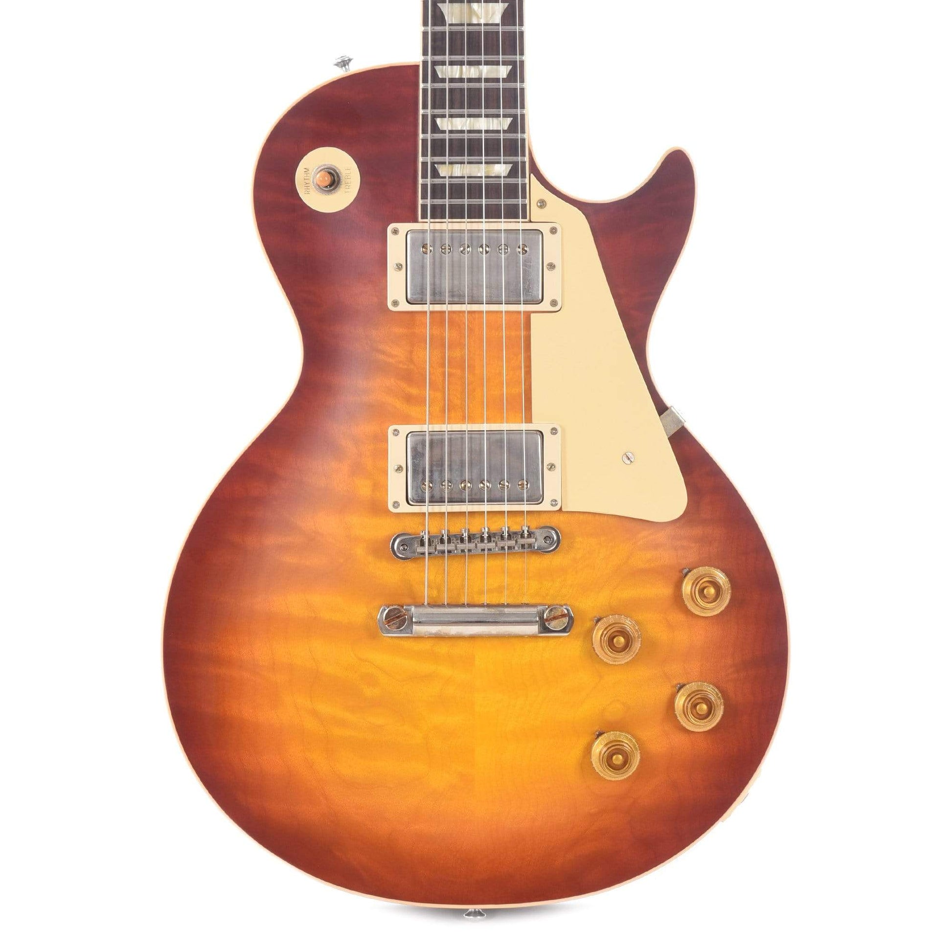 Gibson Custom Shop 1958 Les Paul Standard "CME Spec" Plain Top Cherry Tea Burst VOS w/59 Carmelita Neck Electric Guitars / Solid Body