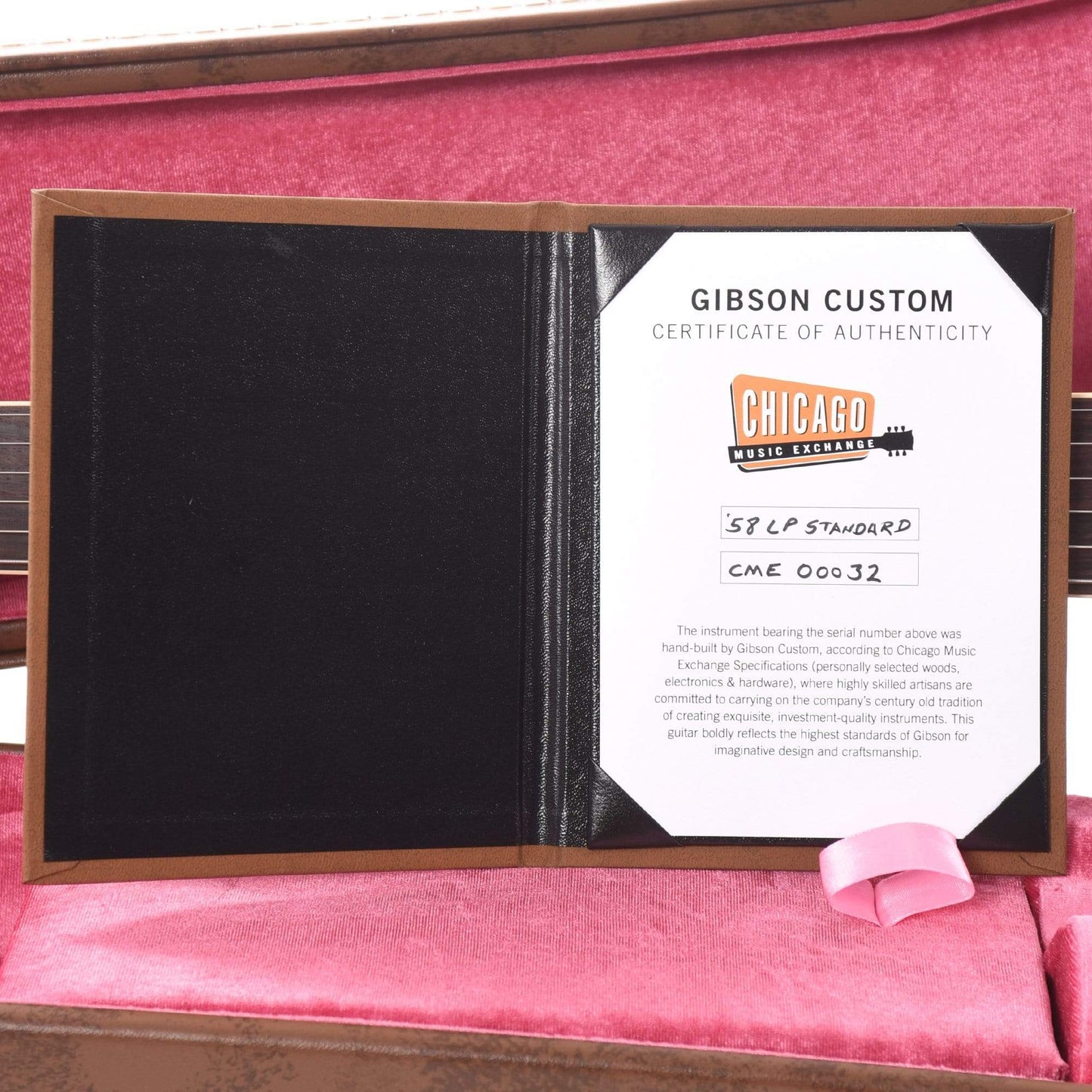 Gibson Custom Shop 1958 Les Paul Standard "CME Spec" Plain Top Cherry Tea Burst VOS w/59 Carmelita Neck Electric Guitars / Solid Body