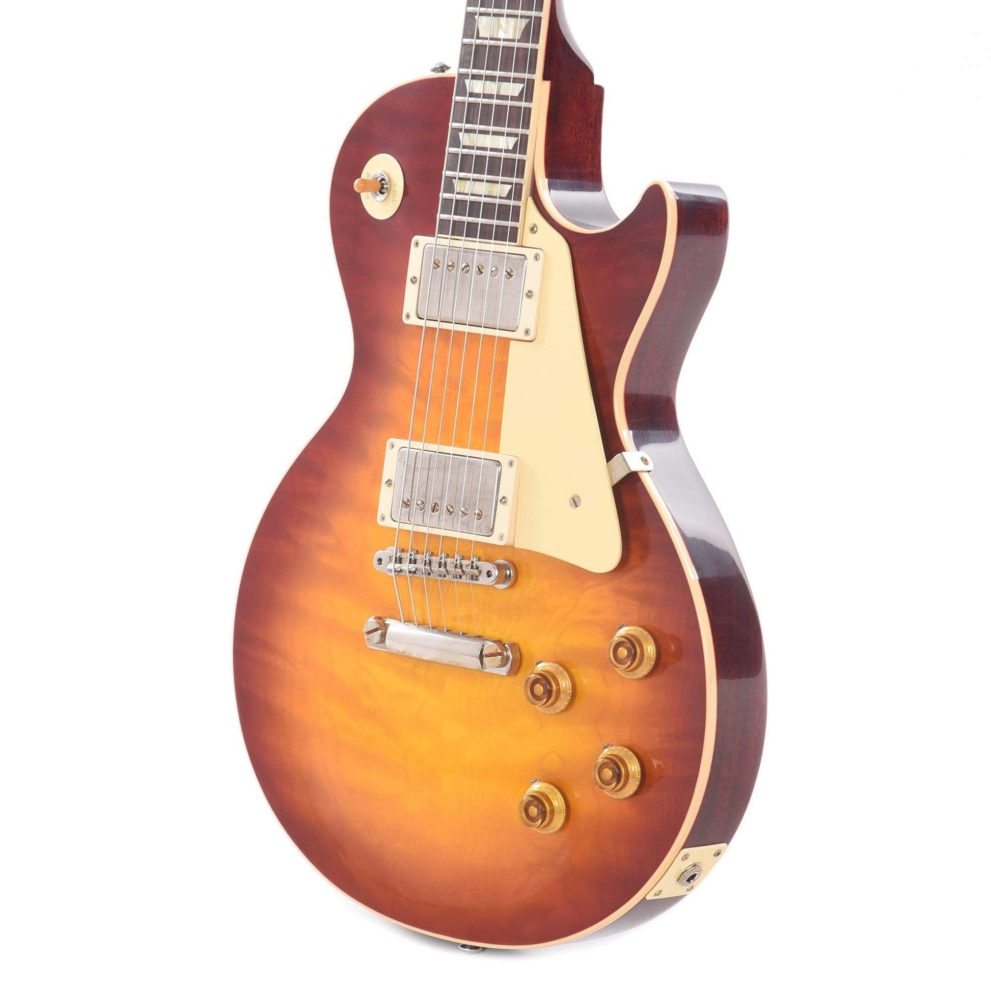 Gibson Custom Shop 1958 Les Paul Standard "CME Spec" Plain Top Cherry Tea Burst VOS w/59 Carmelita Neck Electric Guitars / Solid Body