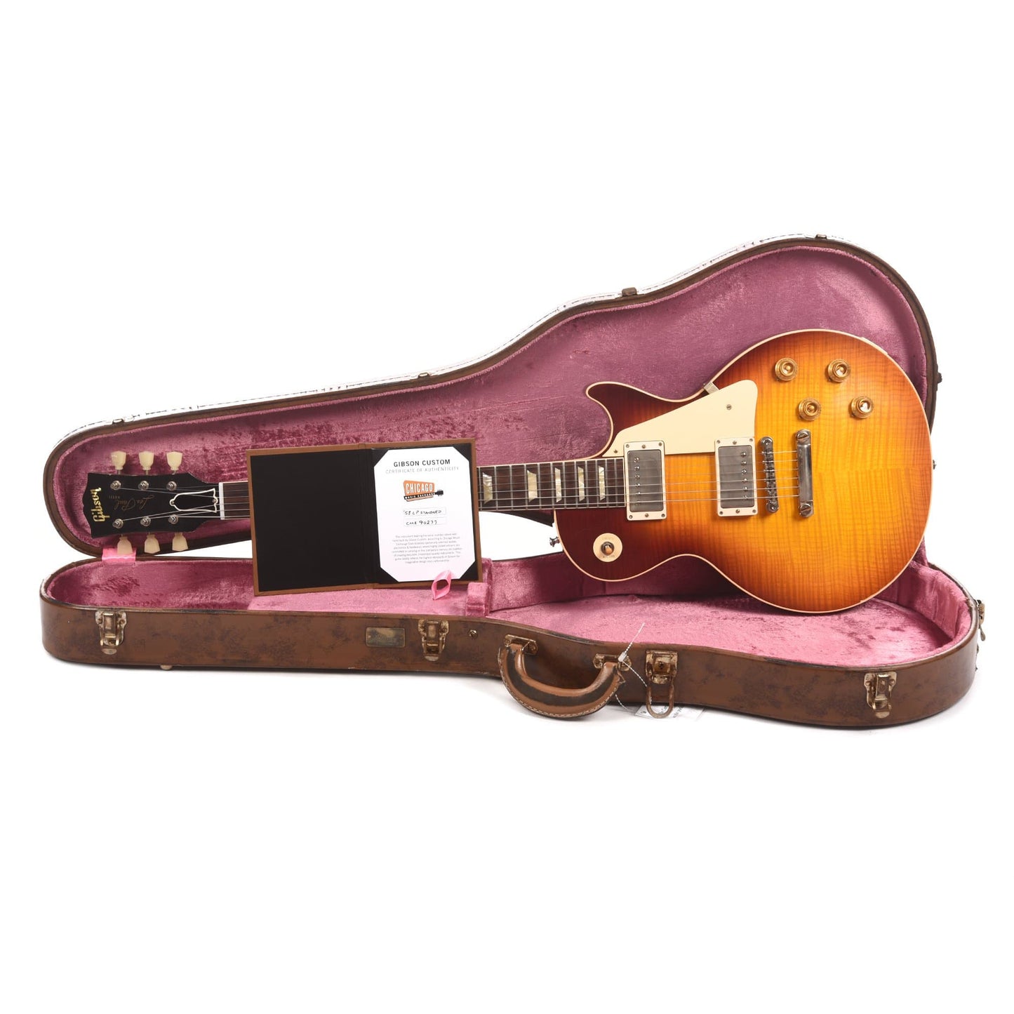 Gibson Custom Shop 1958 Les Paul Standard "CME Spec" Slow Iced Tea Fade Light Aged w/59 Carmelita Neck Electric Guitars / Solid Body