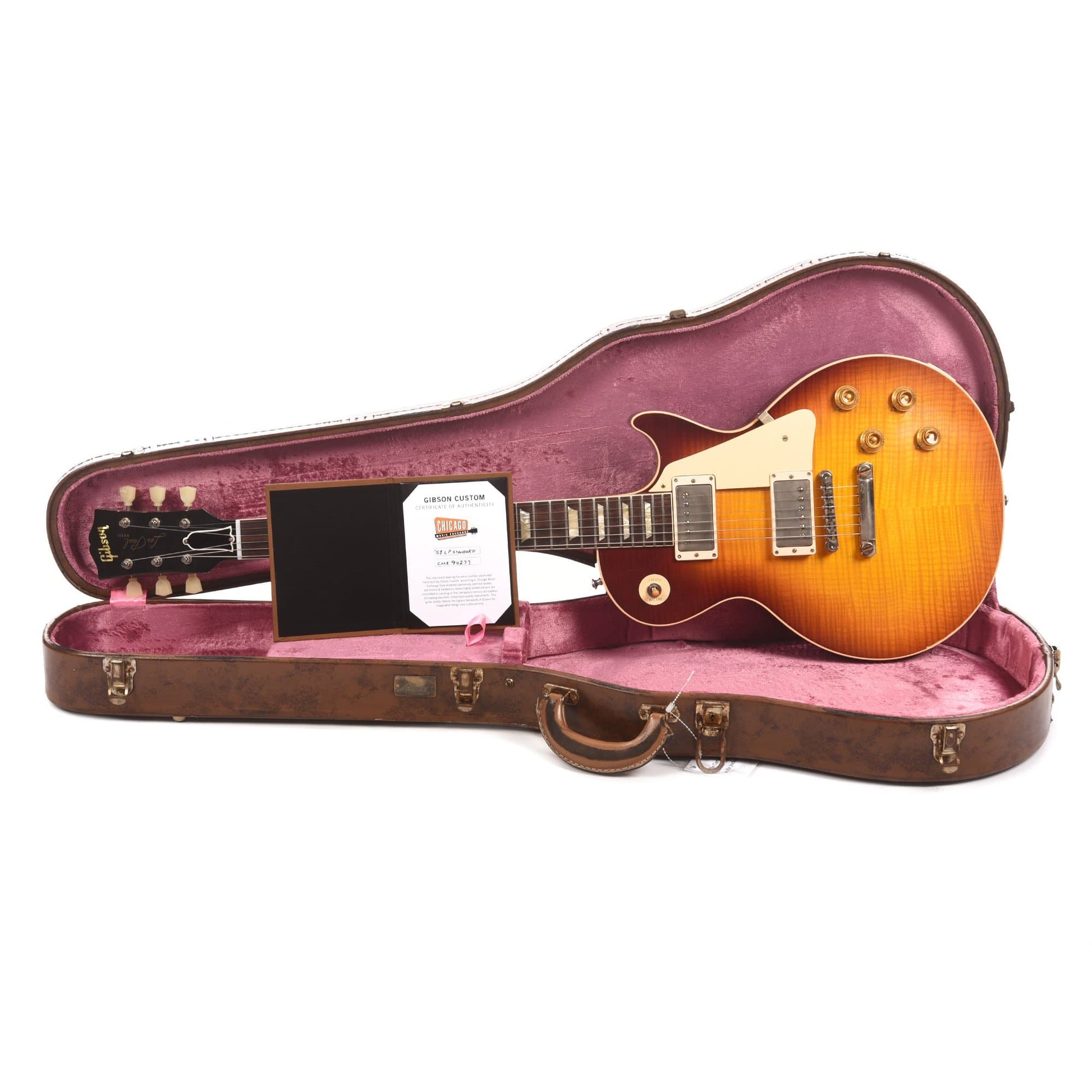 Gibson Custom Shop 1958 Les Paul Standard "CME Spec" Slow Iced Tea Fade Light Aged w/59 Carmelita Neck Electric Guitars / Solid Body